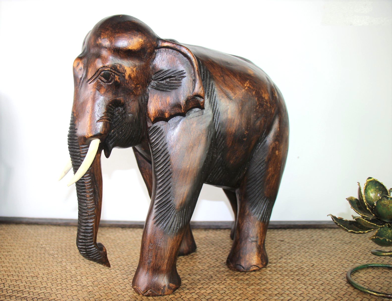 12 Wooden Elephant 1
