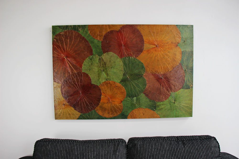 120 x 80 Lotus Leaf Art Autumn Leaves 2 120 x 80 Lotus Leaf Art Autumn Leaves