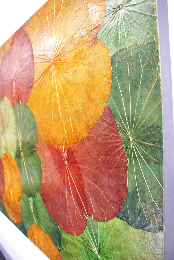 120 x 80 Lotus Leaf Art Autumn Leaves 3 120 x 80 Lotus Leaf Art Autumn Leaves