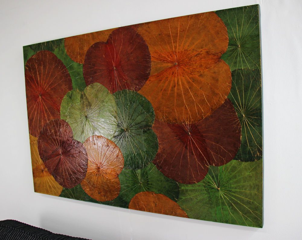 120 x 80 Lotus Leaf Art Autumn Leaves 4 120 x 80 Lotus Leaf Art Autumn Leaves