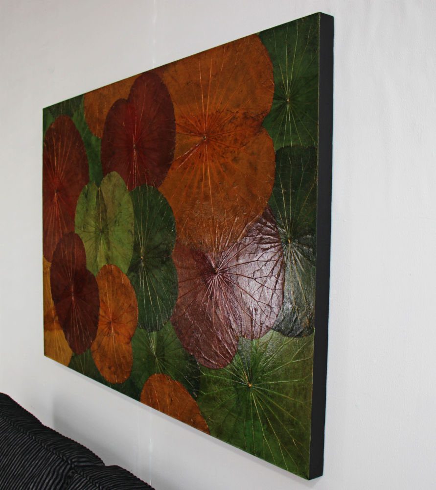 120 x 80 Lotus Leaf Art Autumn Leaves 5 120 x 80 Lotus Leaf Art Autumn Leaves