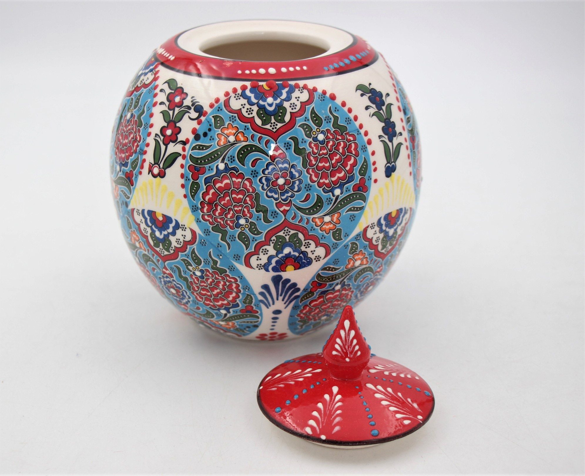 20CM Sphere Vase Relief 1a