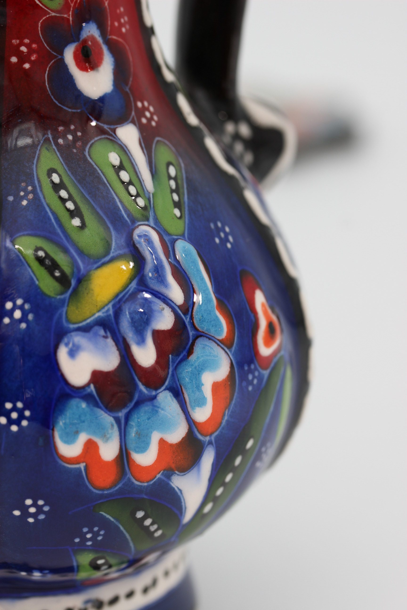 20cm Handpainted Turkish Pitcher Vase Colourful all 5