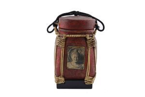 22cm Rice Basket Plum Red