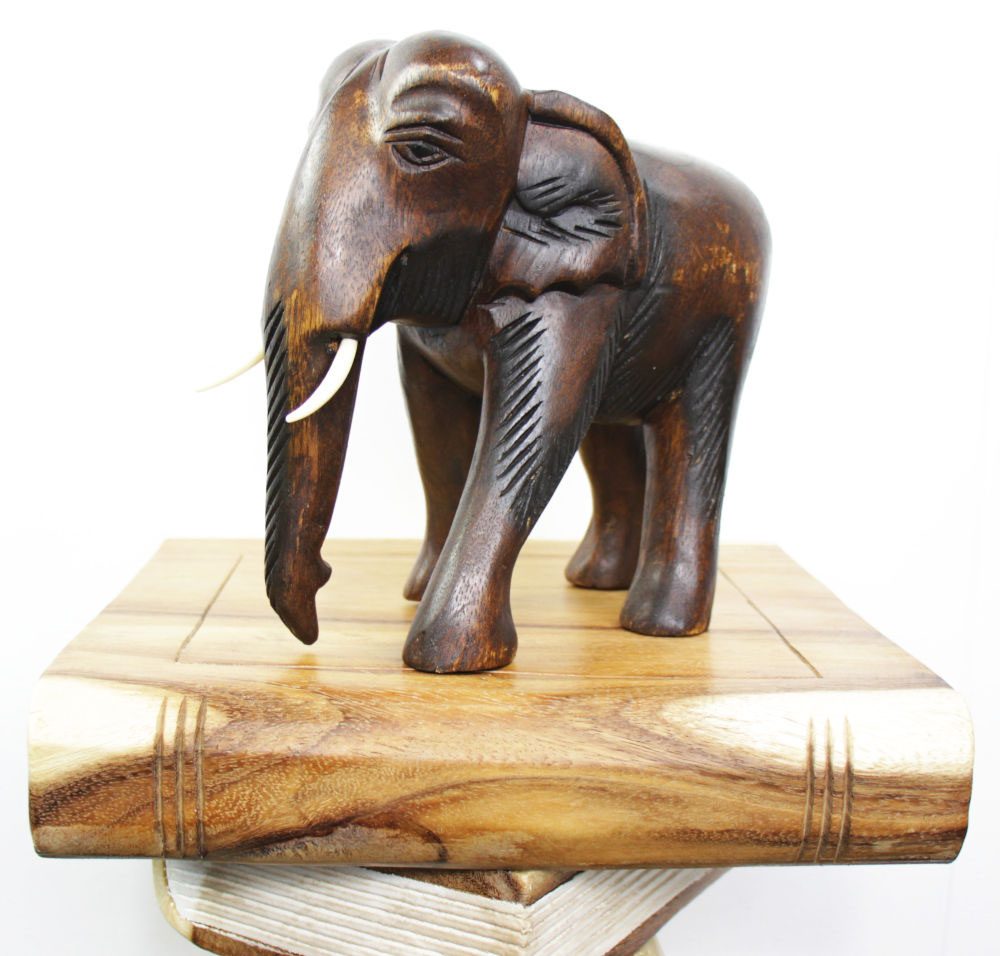 22cm Wooden Elephant 1 22cm Wooden Elephant