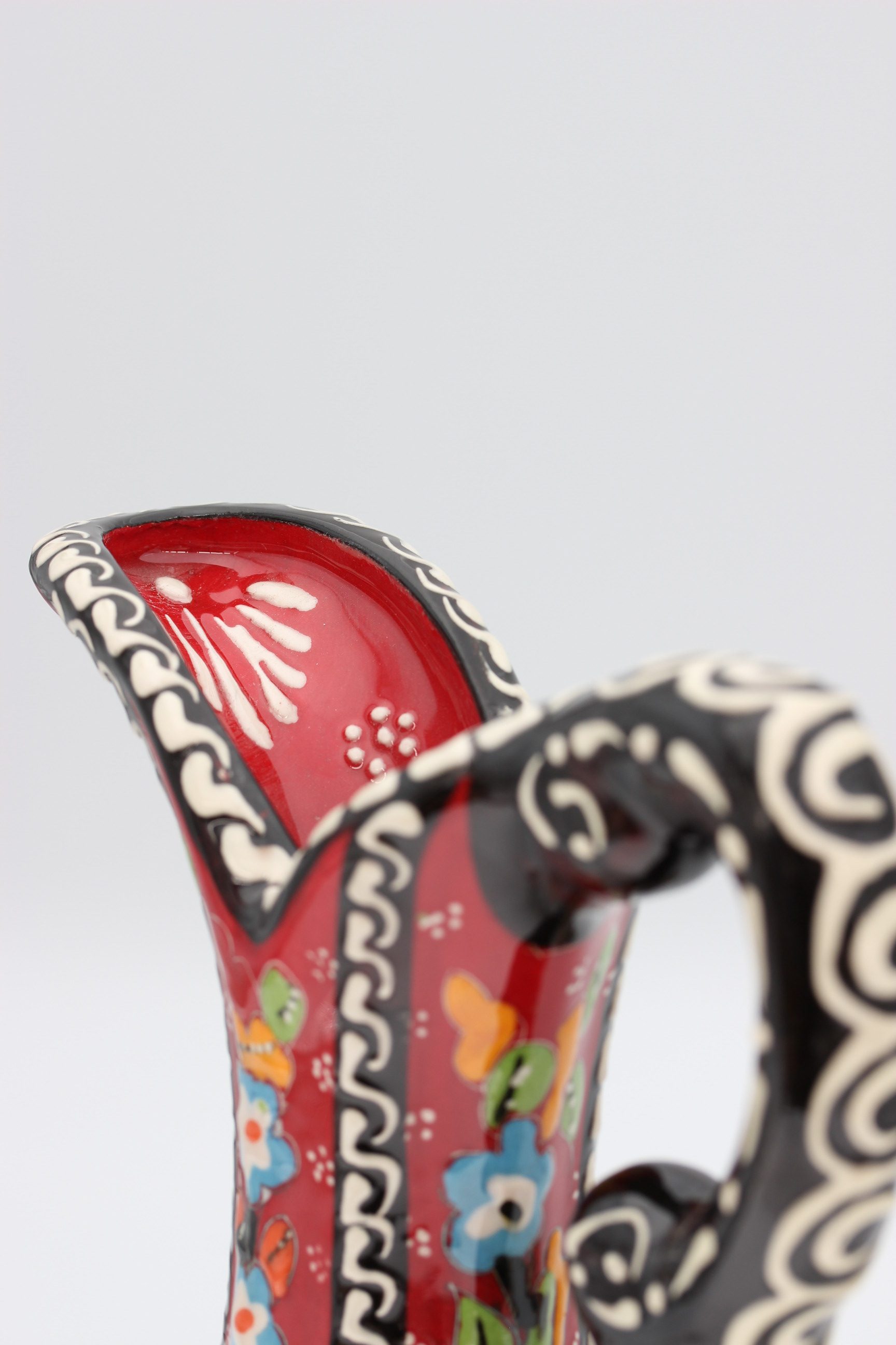 27cm Handpainted Colouful Turkish Pitcher Vase alle