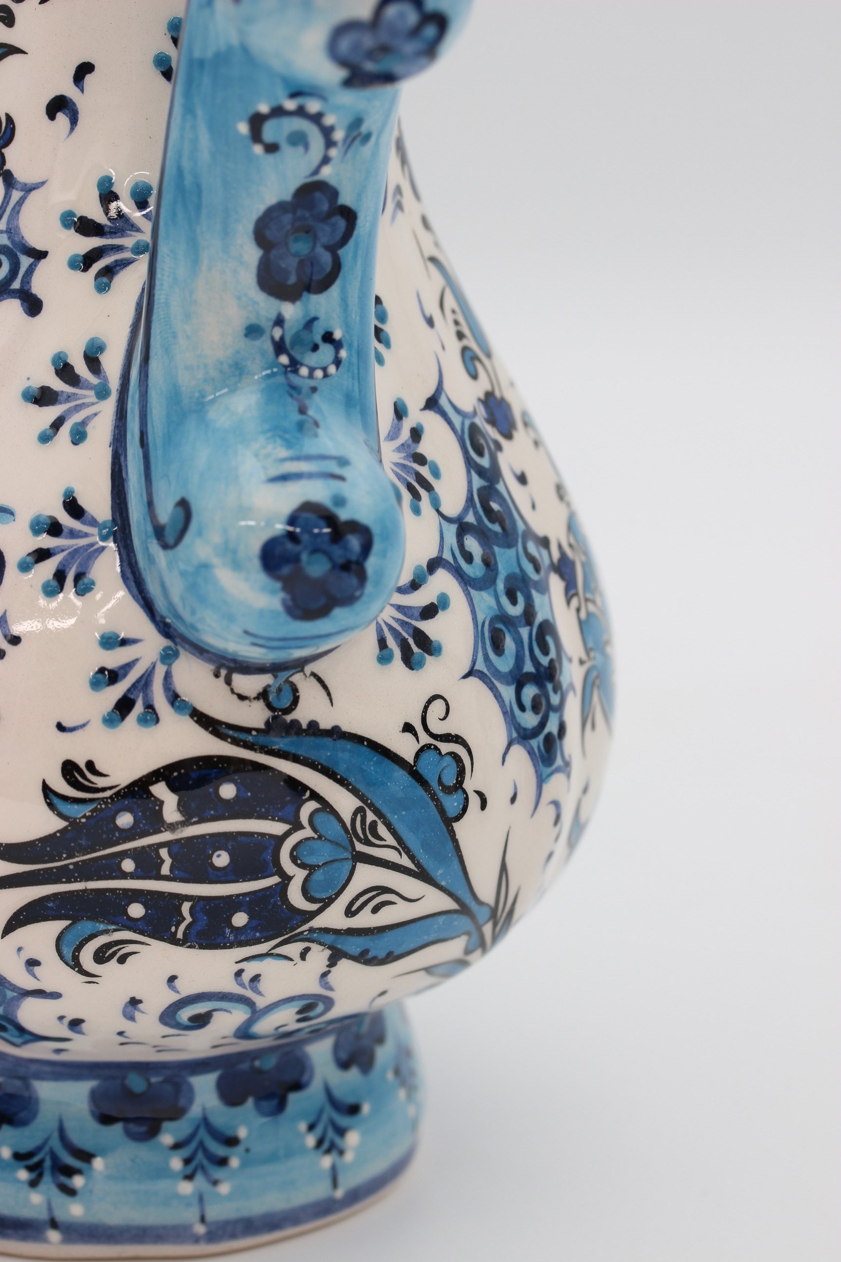 27cm Handpainted Turkish Pitcher Vase Tulip all3