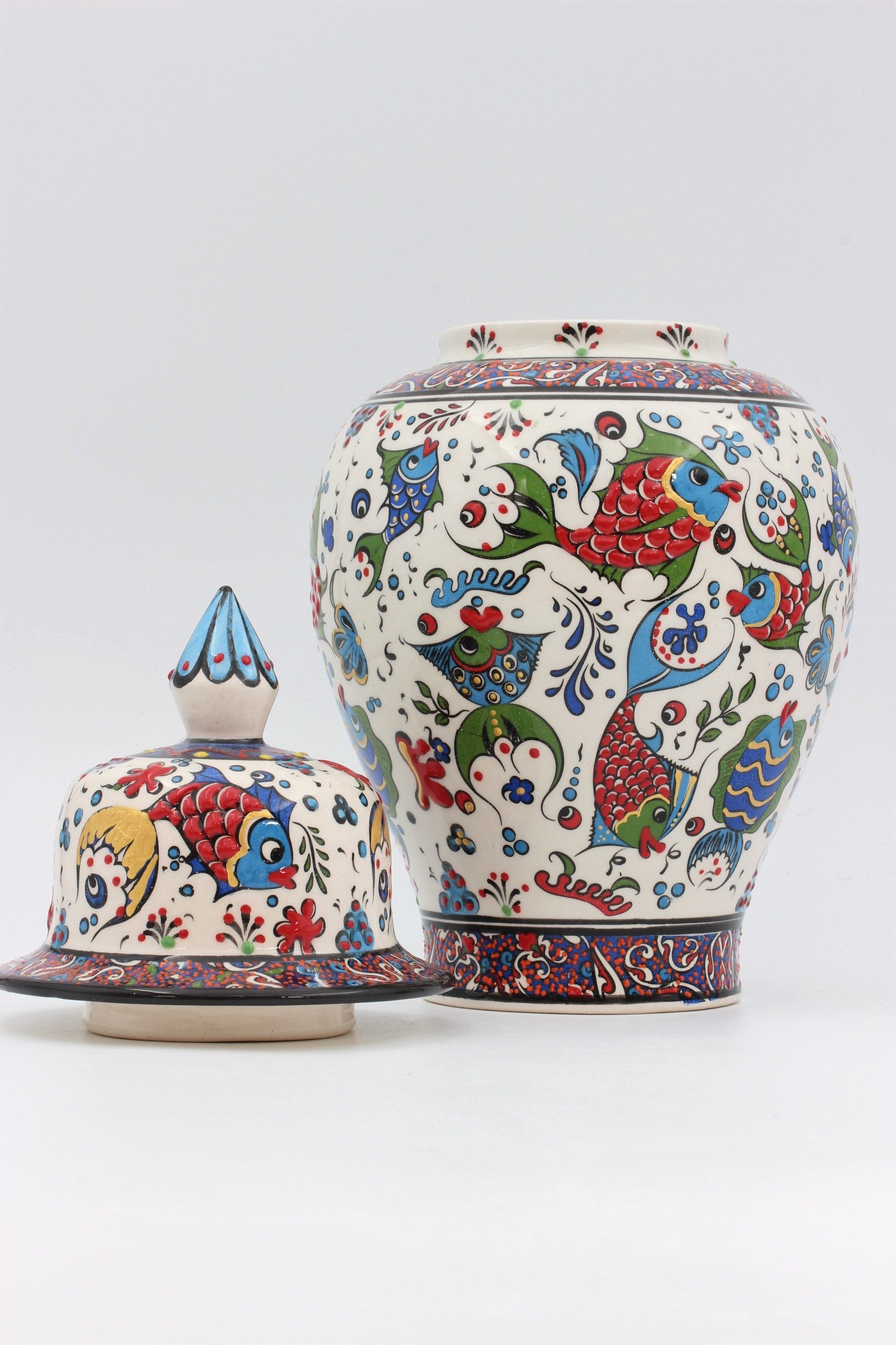 30 cm Hand Crafted Shah Vase Tulip Series 1Cb