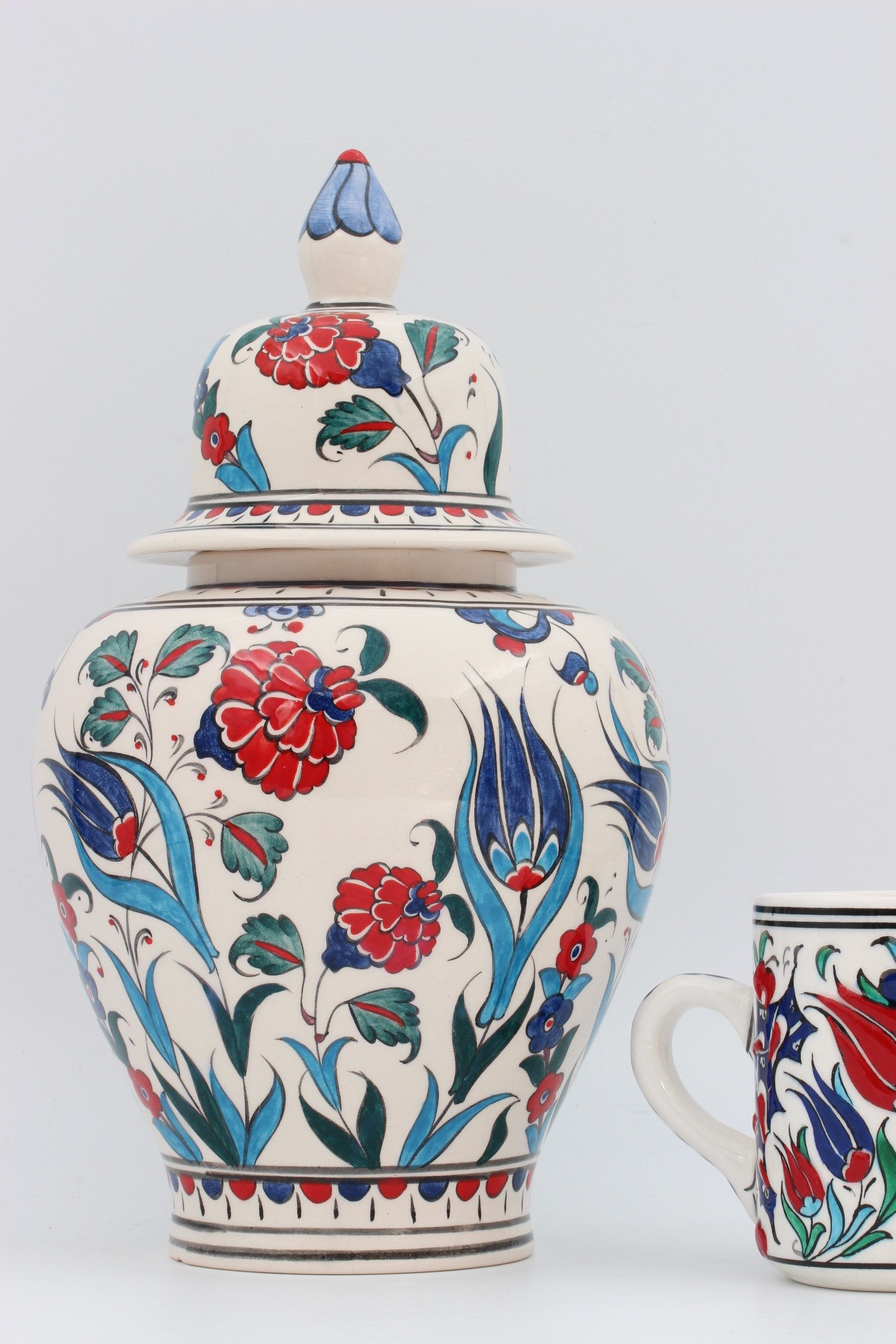 30 cm Hand Crafted Shah Vase Tulip Series 1Fa