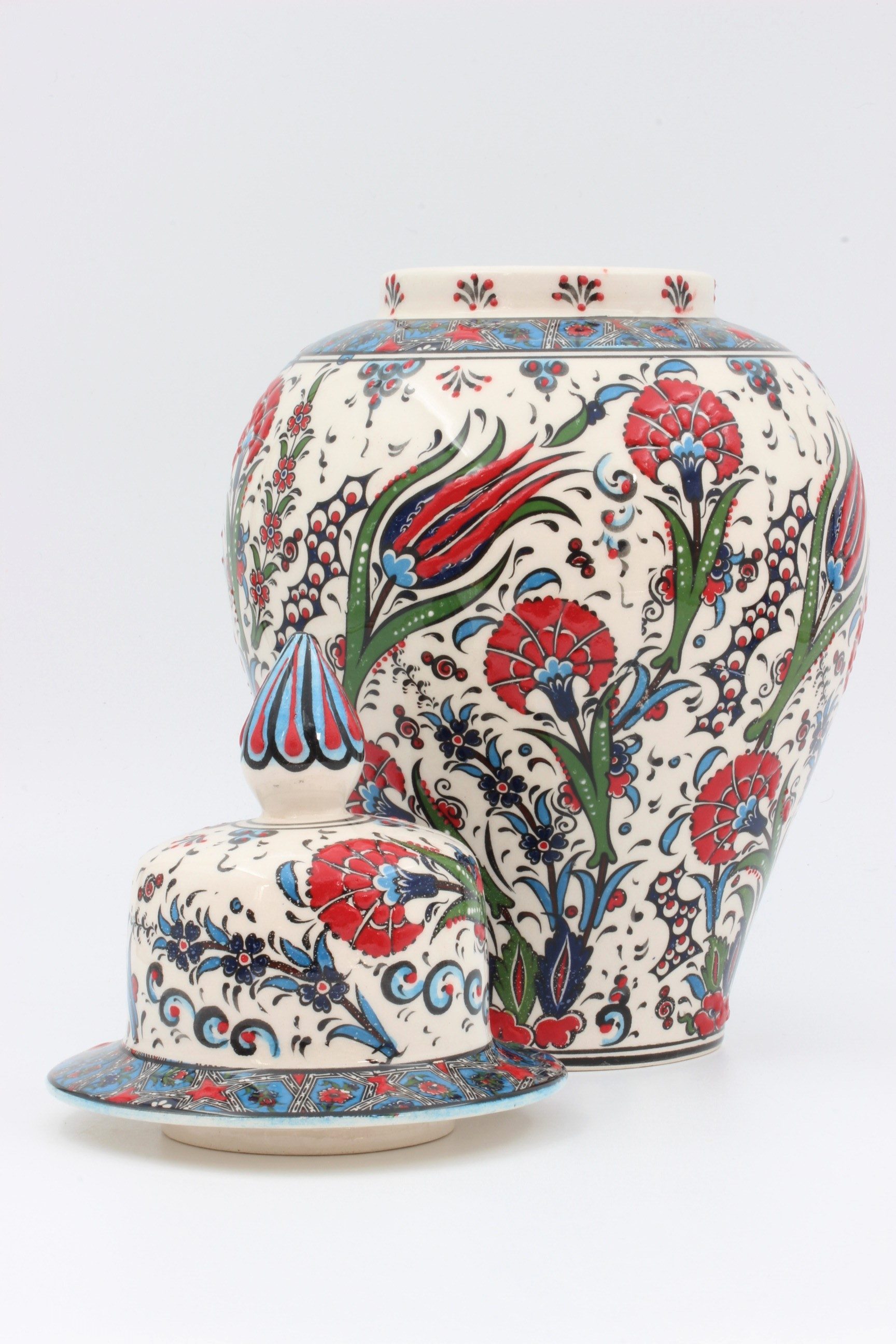 30 cm Hand Crafted Shah Vase Tulip Series 2Ab