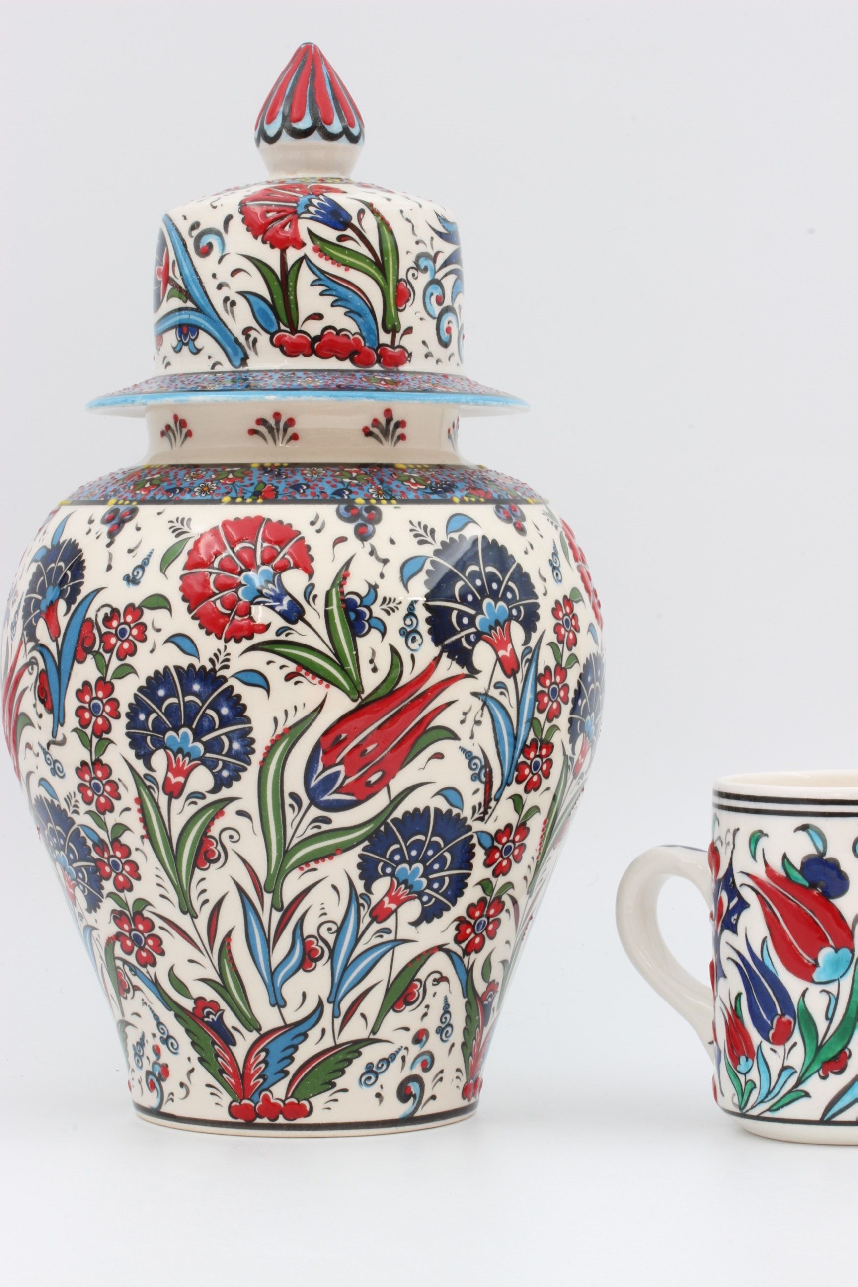 30 cm Hand Crafted Shah Vase Tulip Series 2Ba