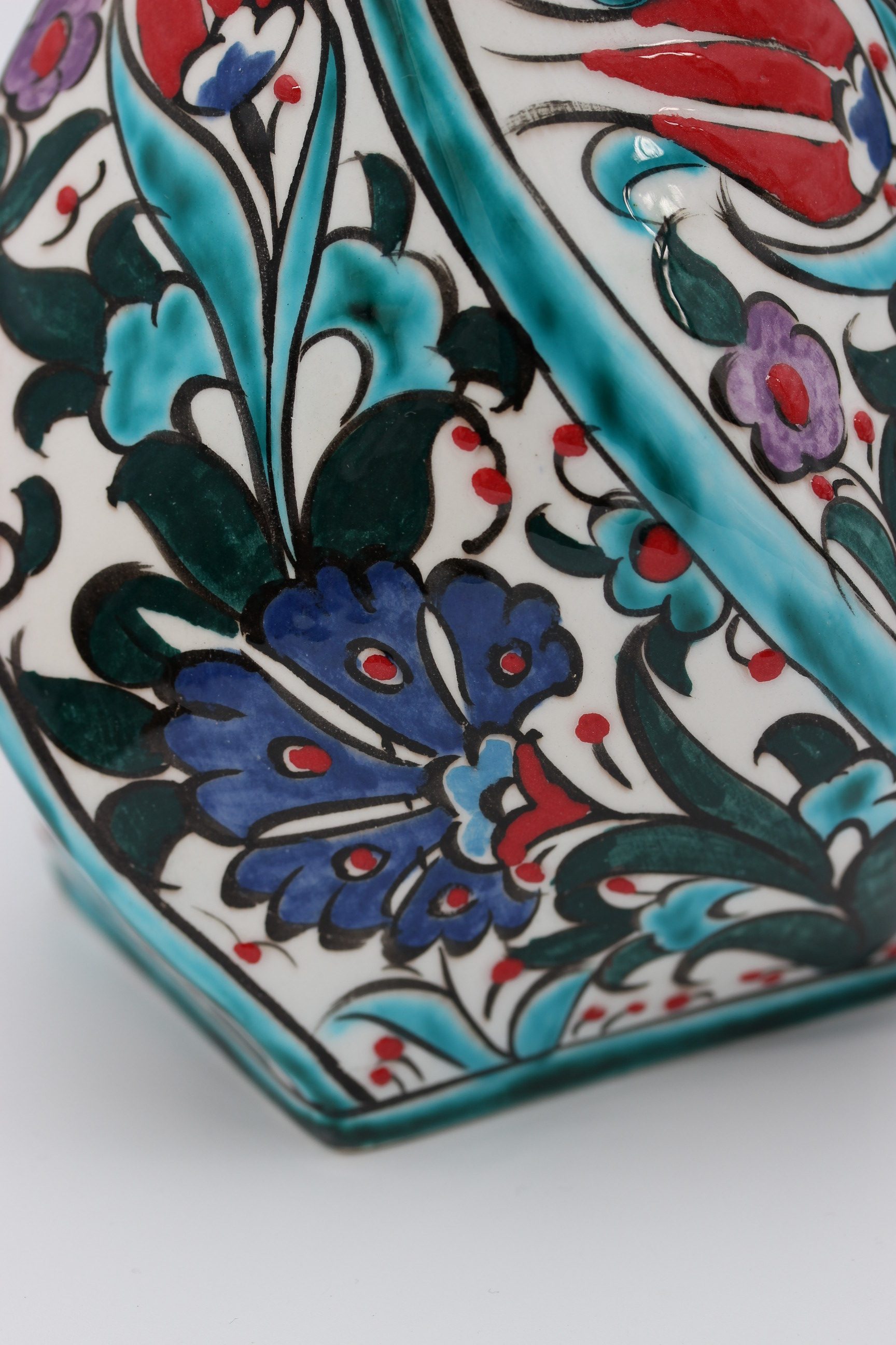 30cm Hand Painted Turkish Twist Vase Tulip all 4