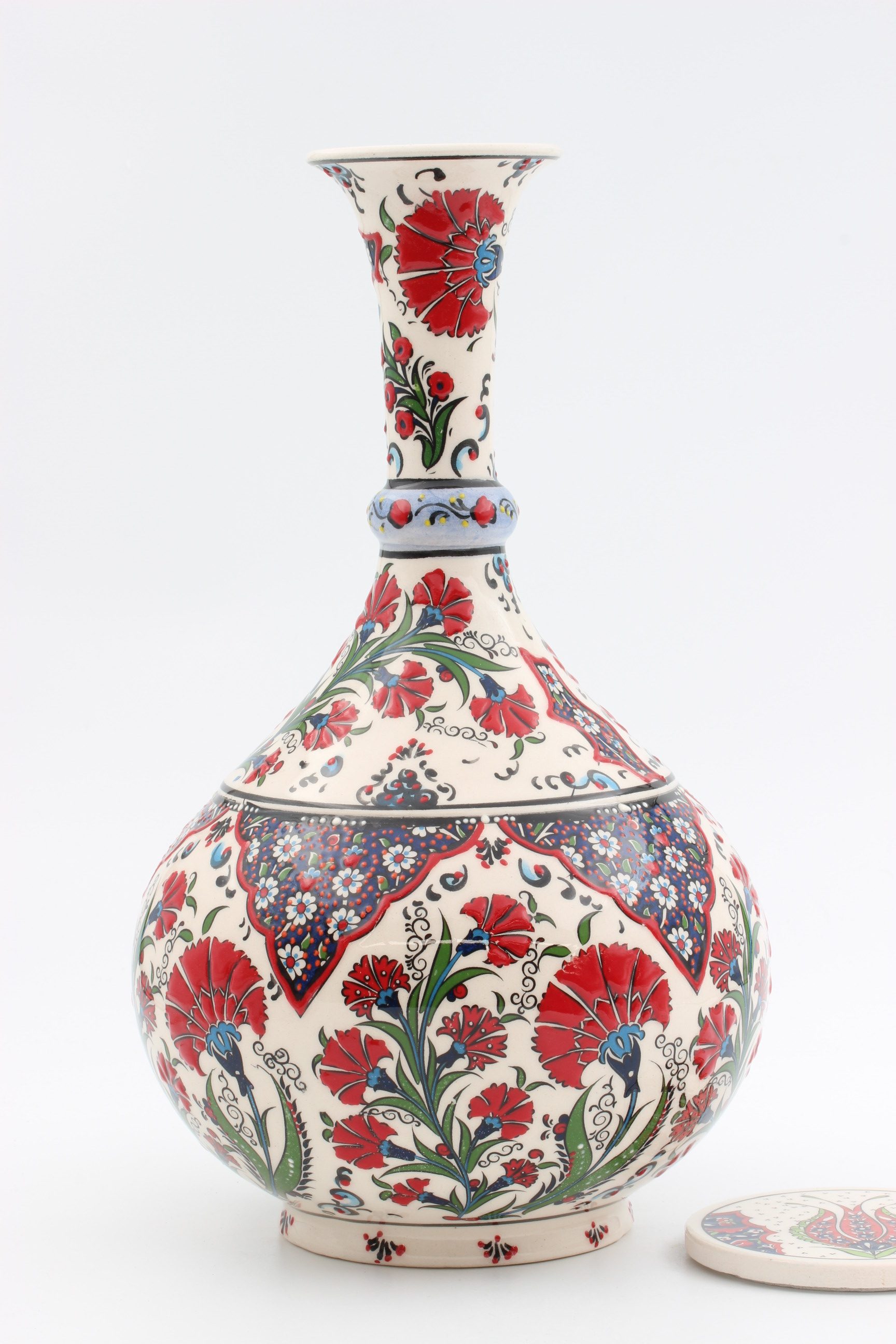 32cm Hand Crafted Turkish Tear Vase Tulip 1