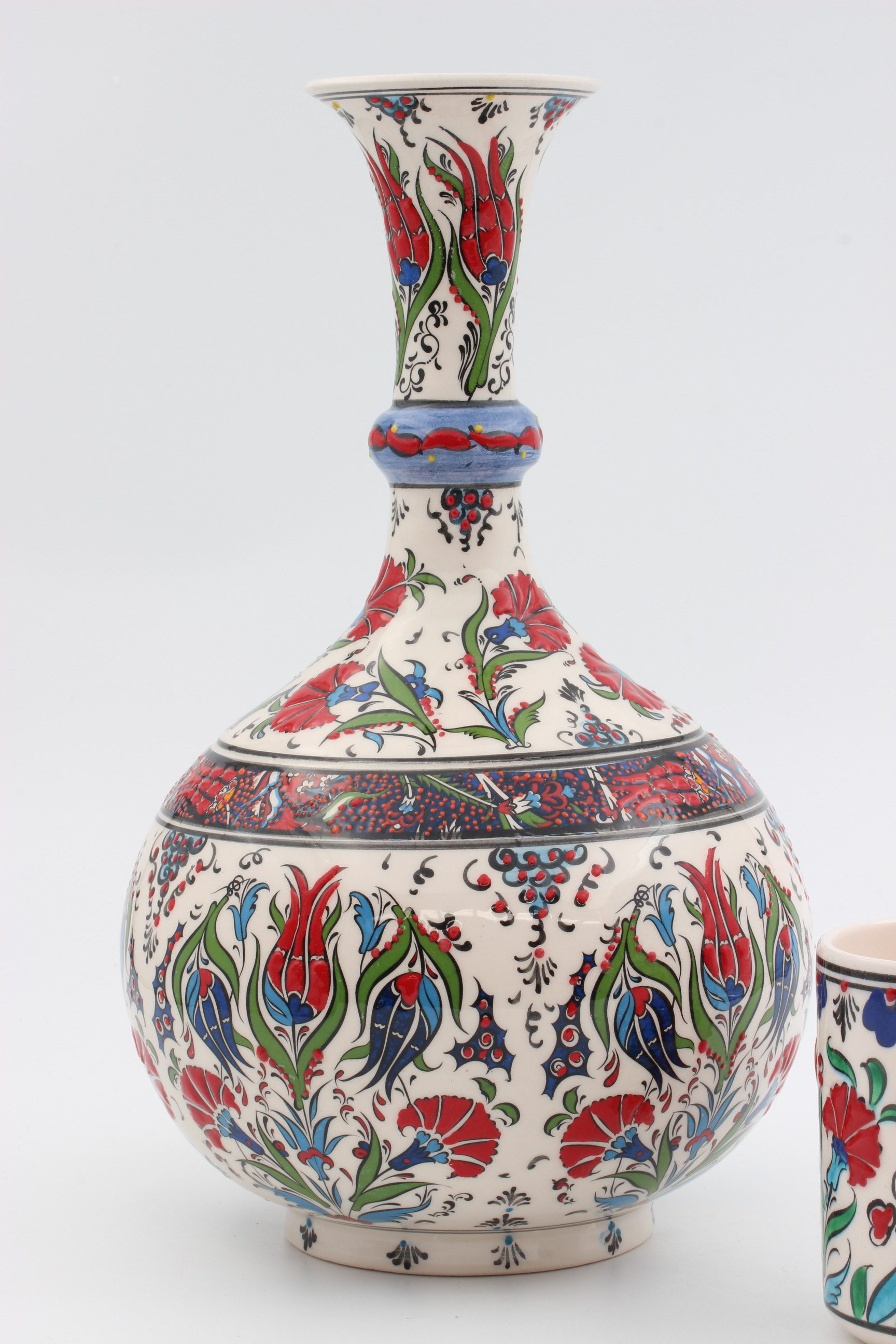 32cm Hand Crafted Turkish Tear Vase Tulip 3a - Copy