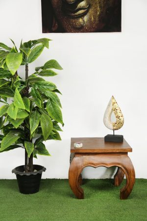 34cm Wooden Opium Table