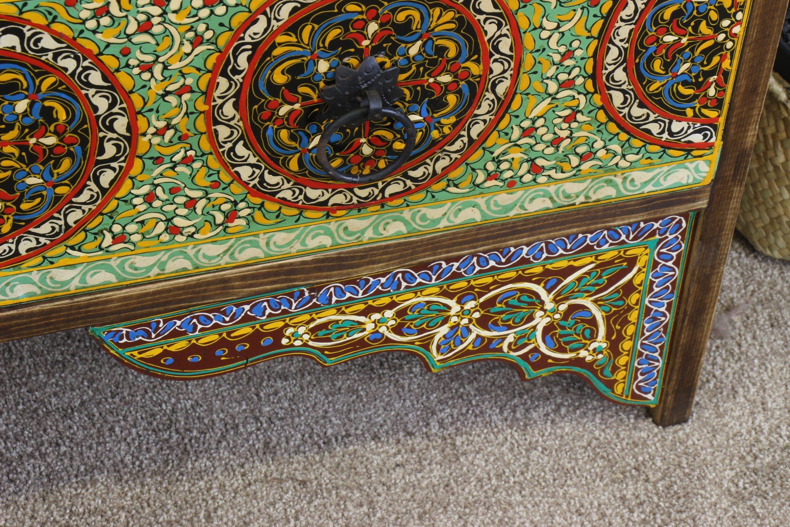 4 Drawer Colourful Hand Painted Cabinet 1A 7