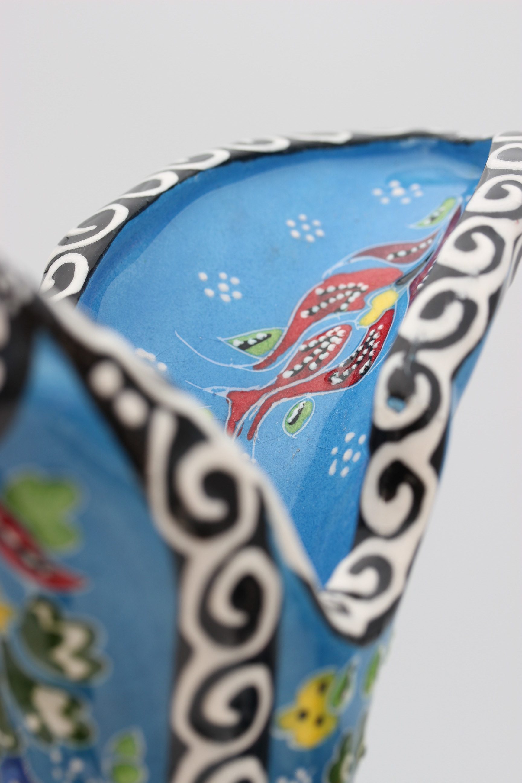 40 cm Handpainted Colouful Turkish Pitcher Vase 2i