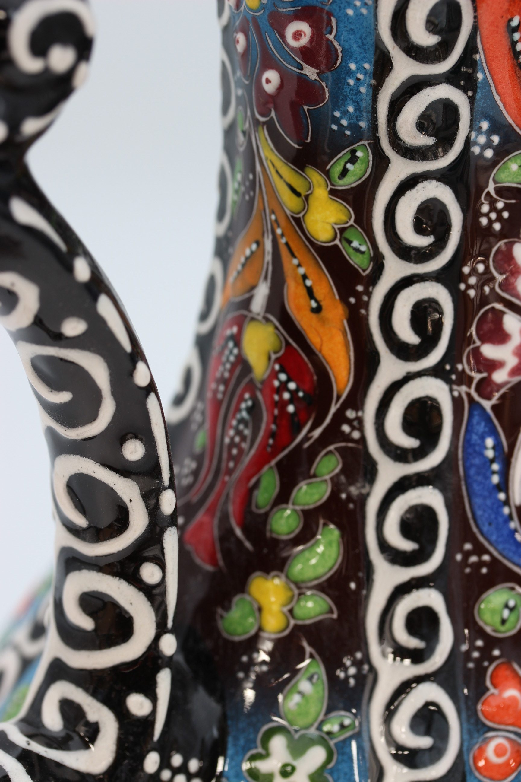 40 cm Handpainted Colouful Turkish Pitcher Vase 2j