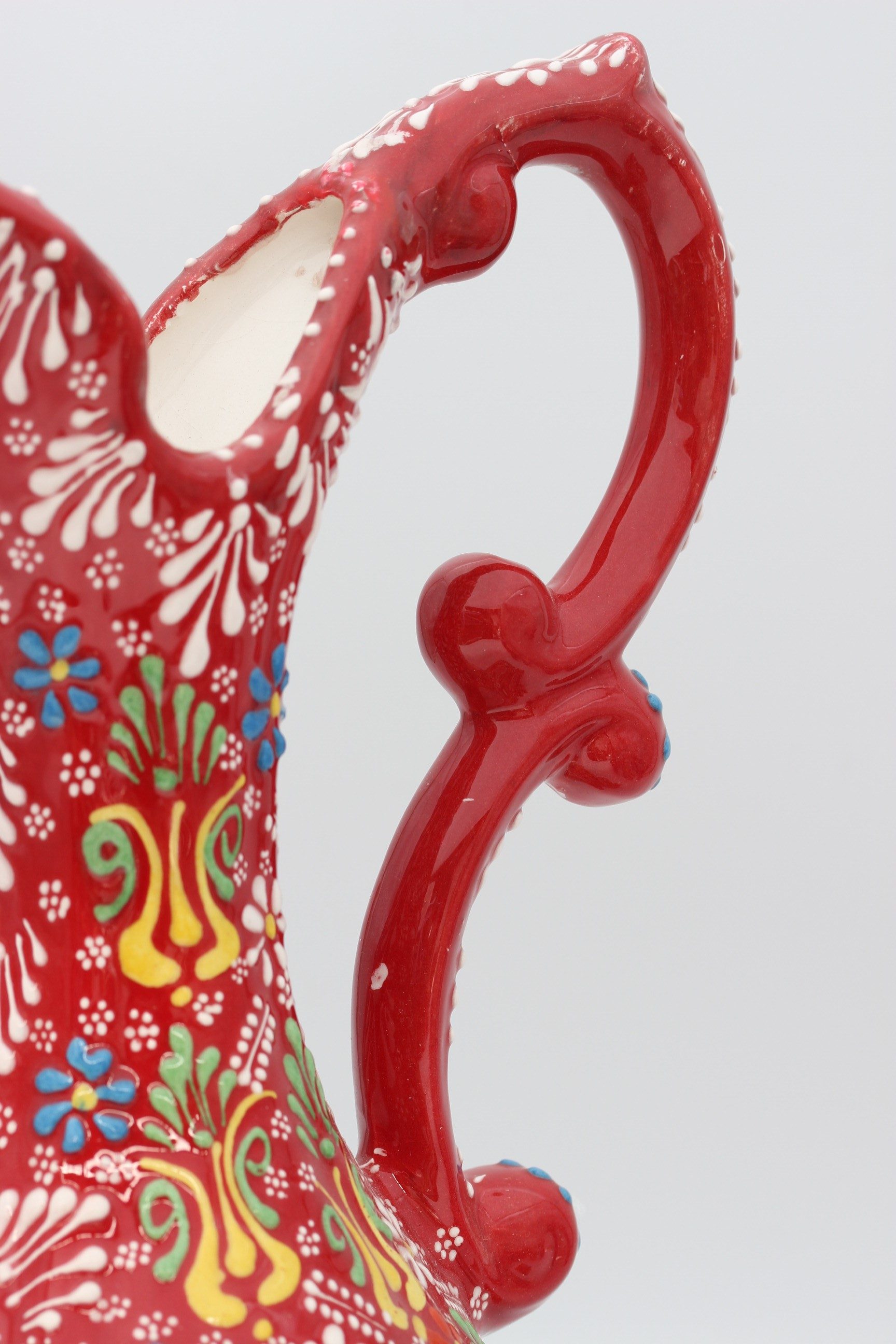 40 cm Handpainted Colouful Turkish Pitcher Vase 3