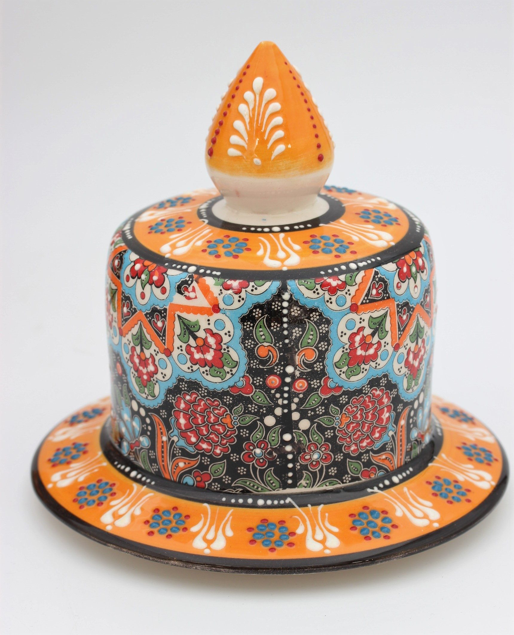 45 cm Hand Crafted Shah Vase Relief 1c