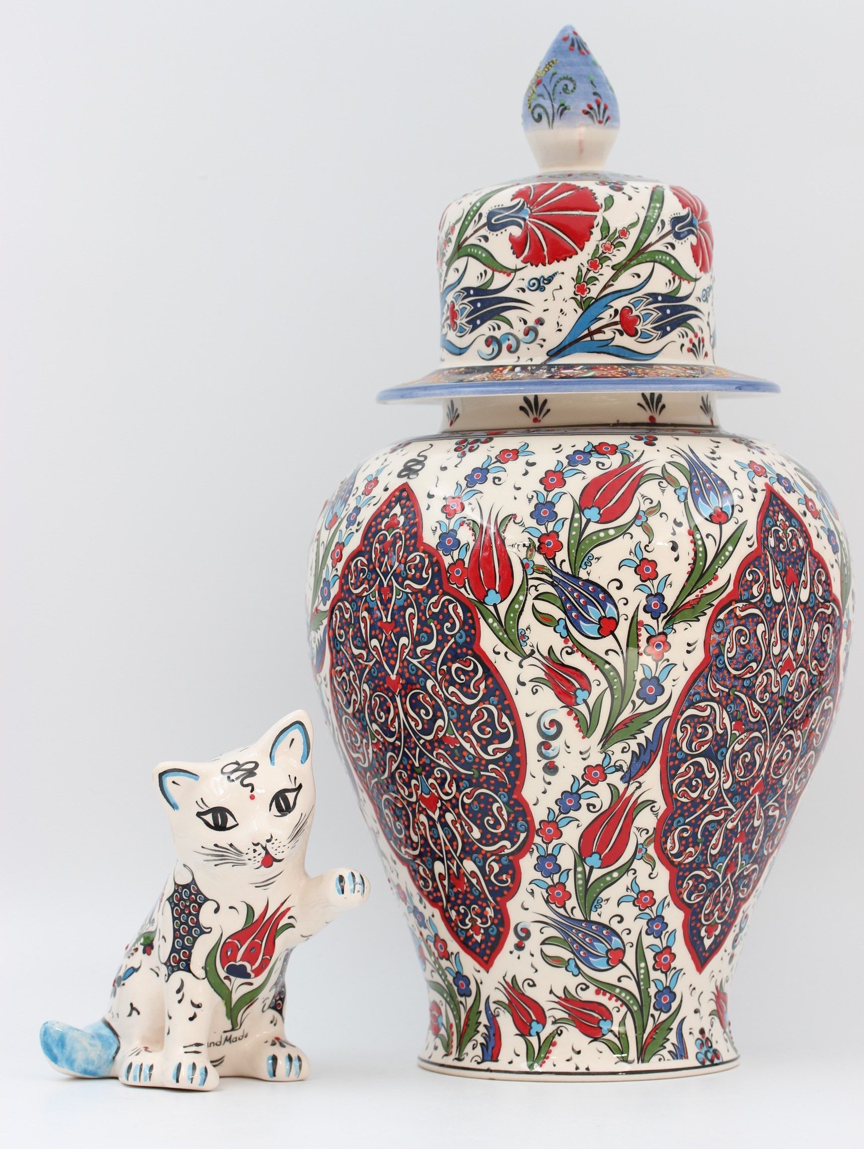 45 cm Hand Crafted Shah Vase Tulip 1a