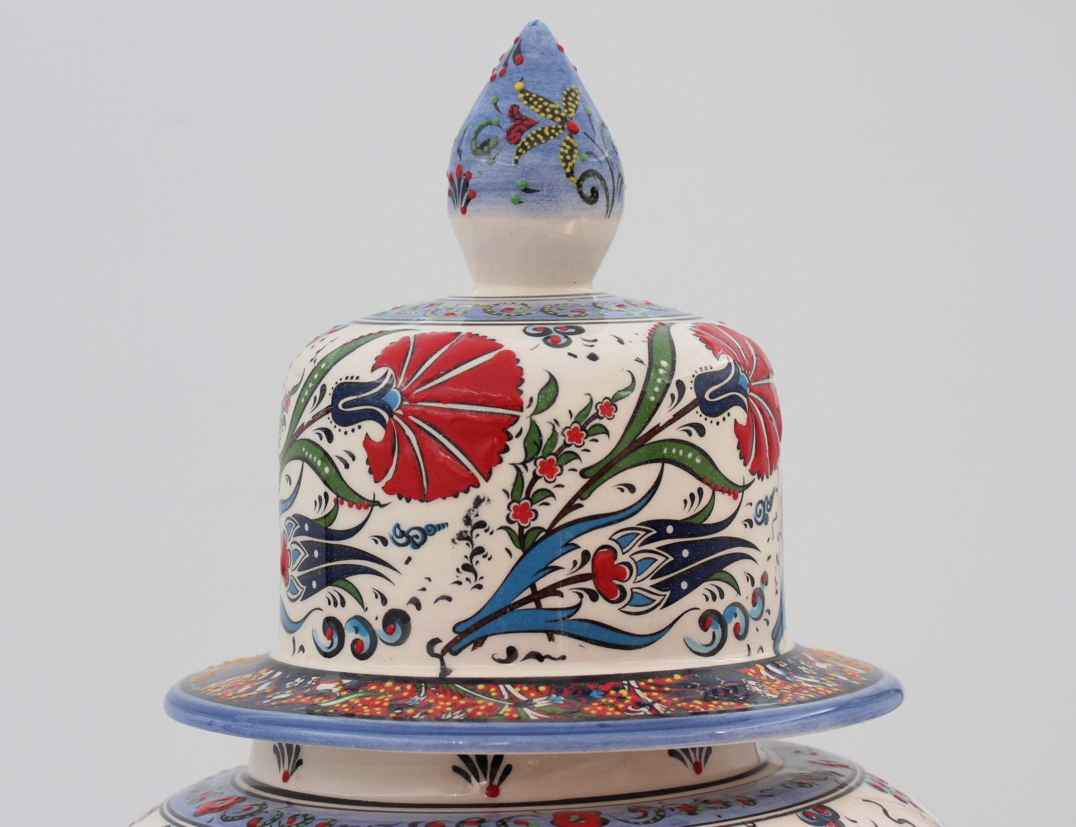 45 cm Hand Crafted Shah Vase Tulip 1d