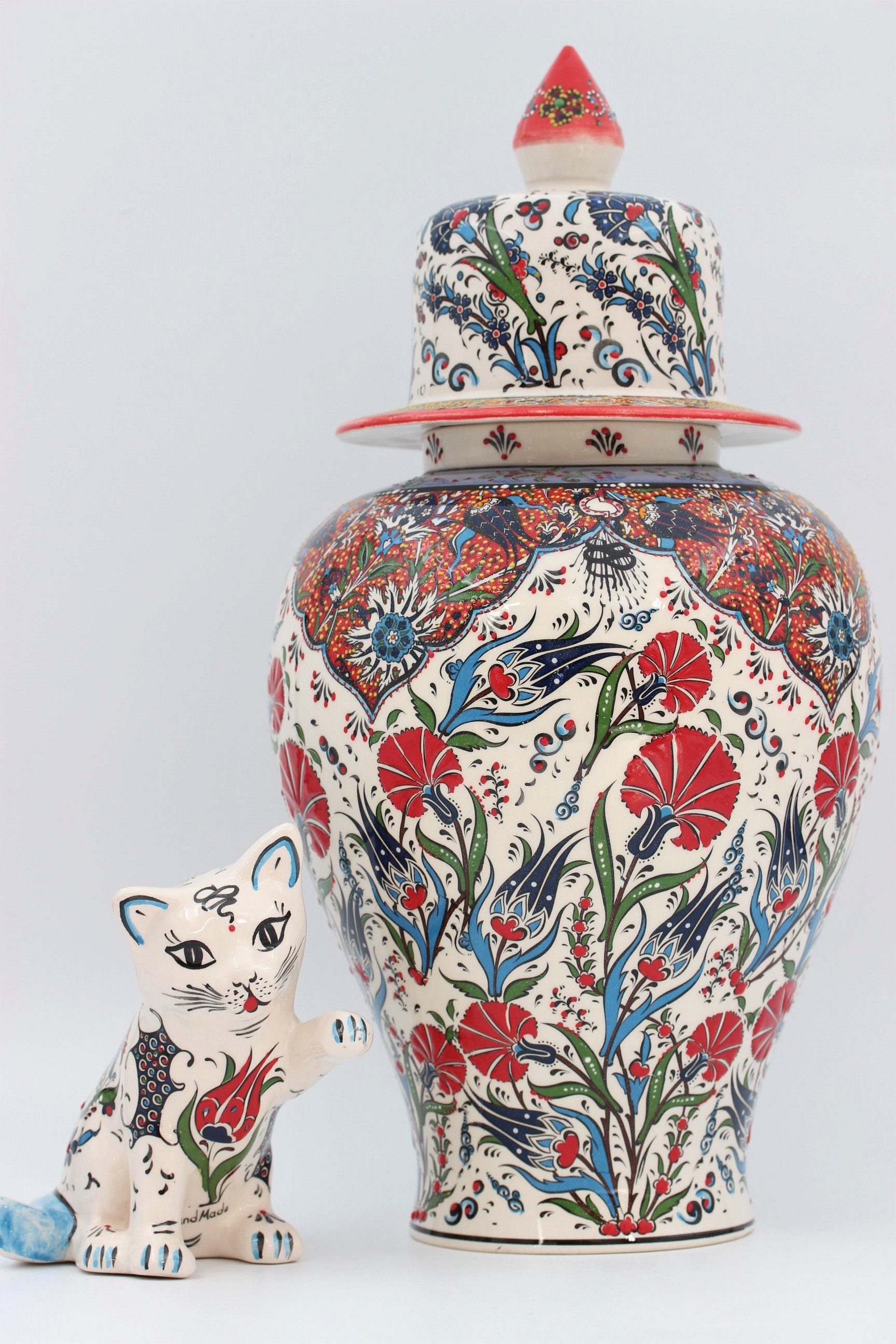 45 cm Hand Crafted Shah Vase Tulip 2a