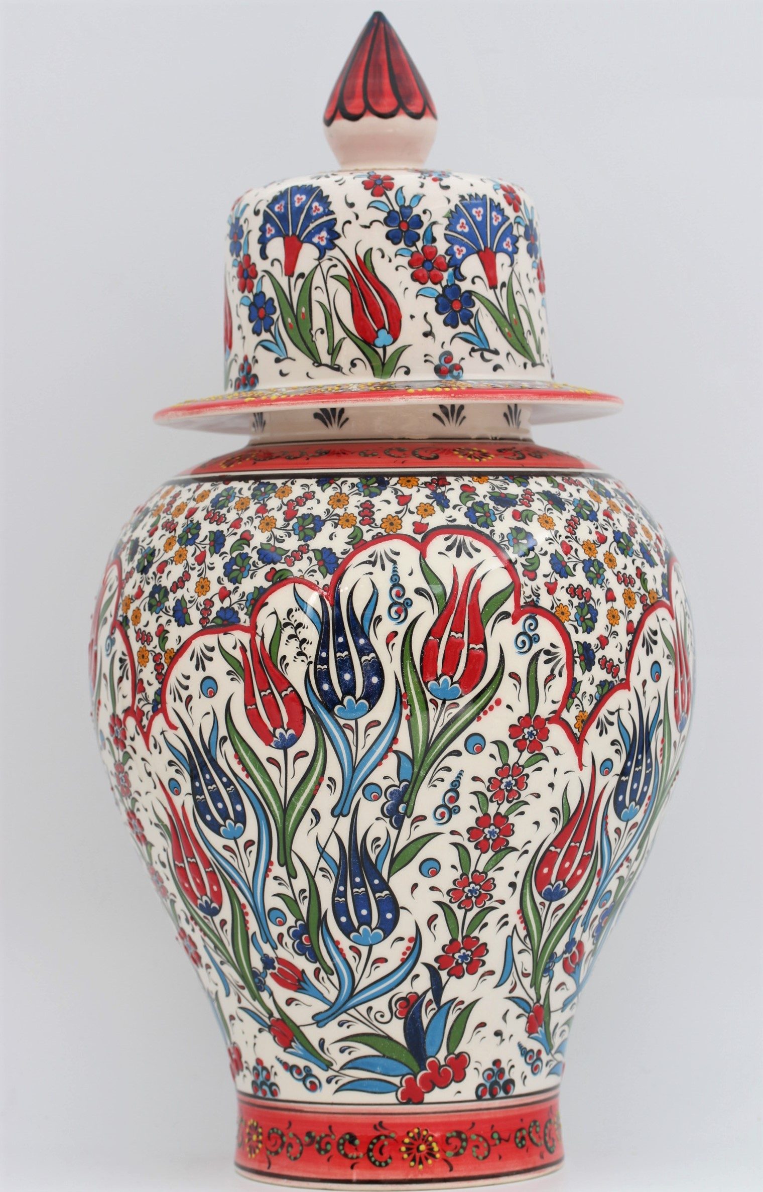 45 cm Hand Crafted Shah Vase Tulip 4