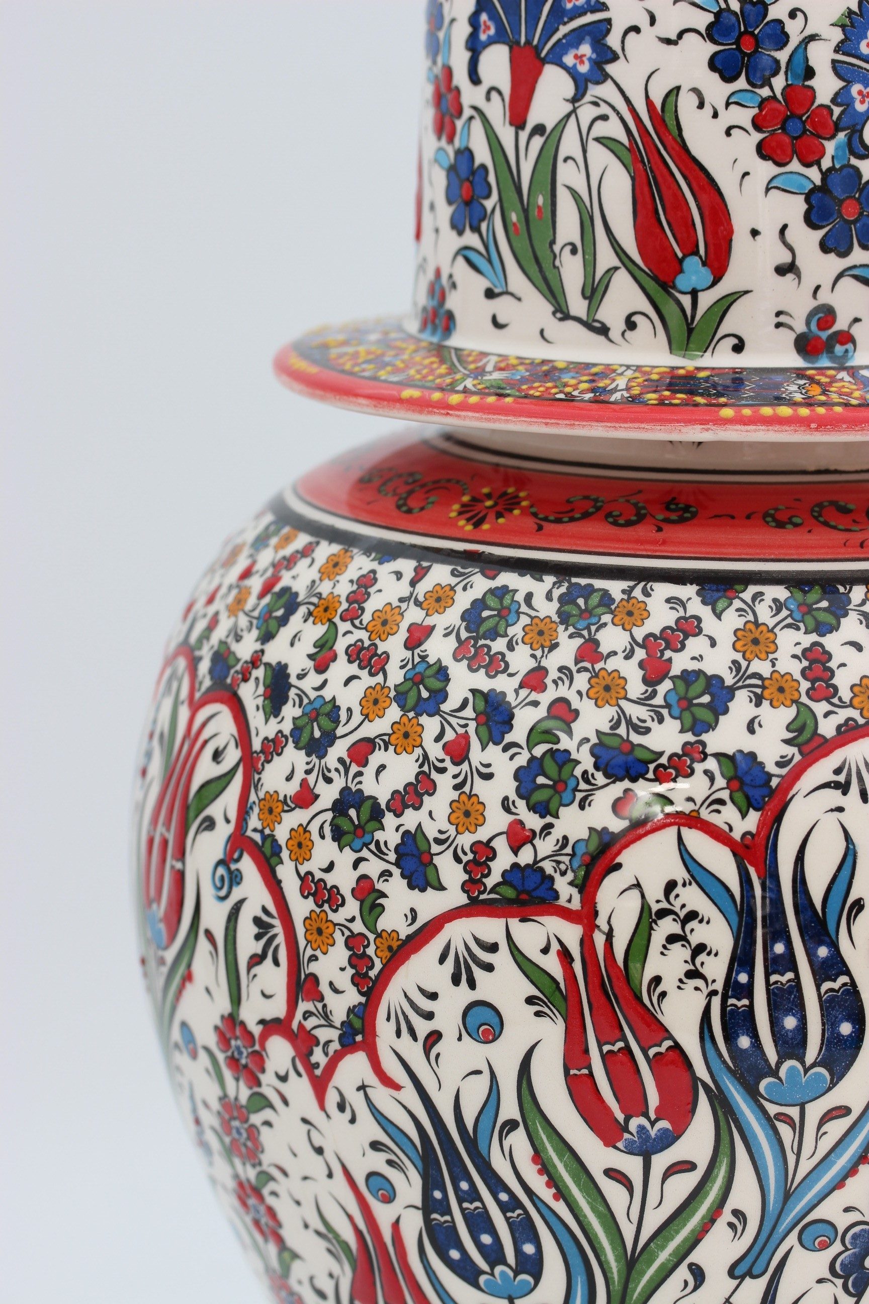 45 cm Hand Crafted Shah Vase Tulip 4d