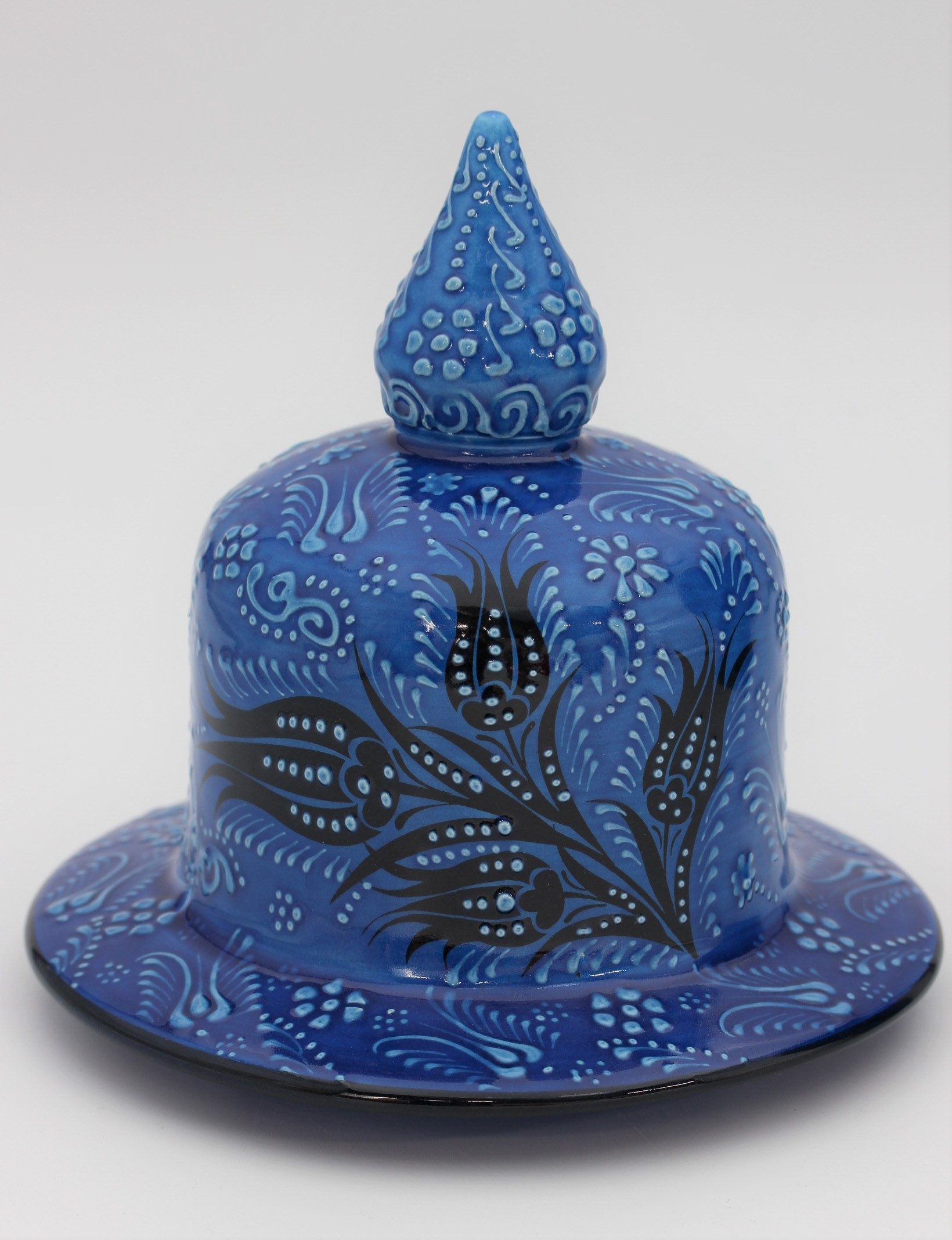 45 cm Hand Crafted Shah Vase Turquoise Blue 1c