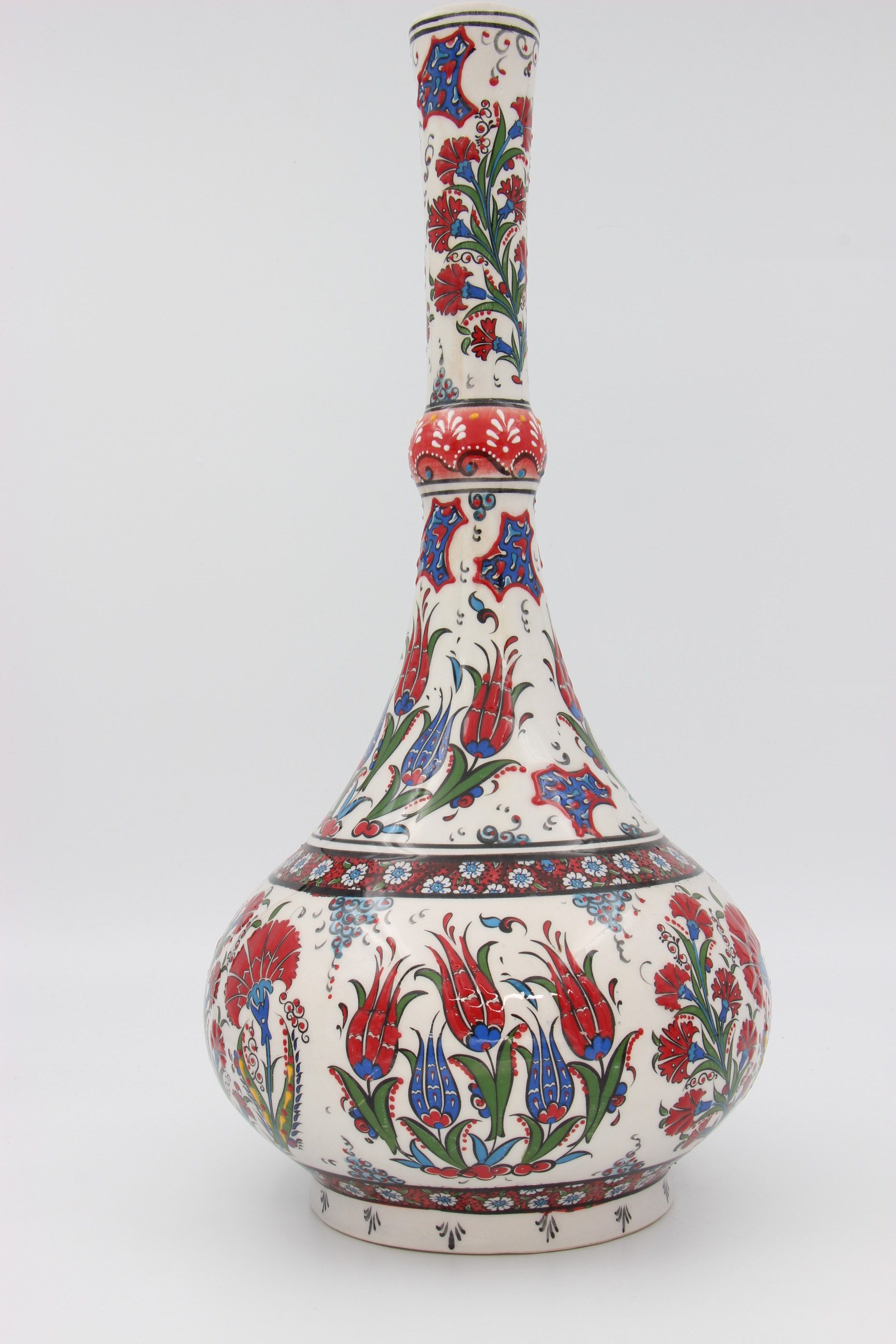 45 cm Hand Crafted Tear Vase Tulip 2a