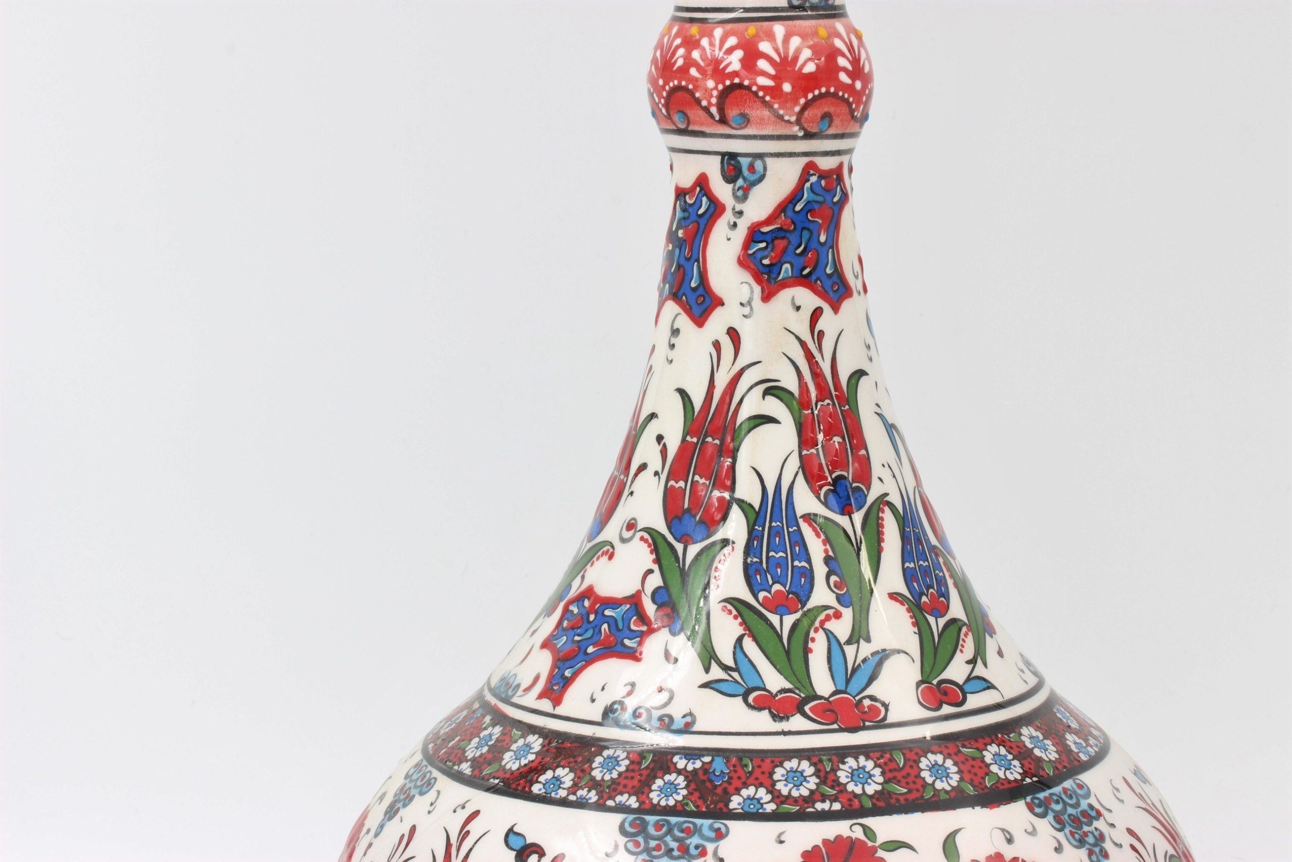 45 cm Hand Crafted Tear Vase Tulip 2c