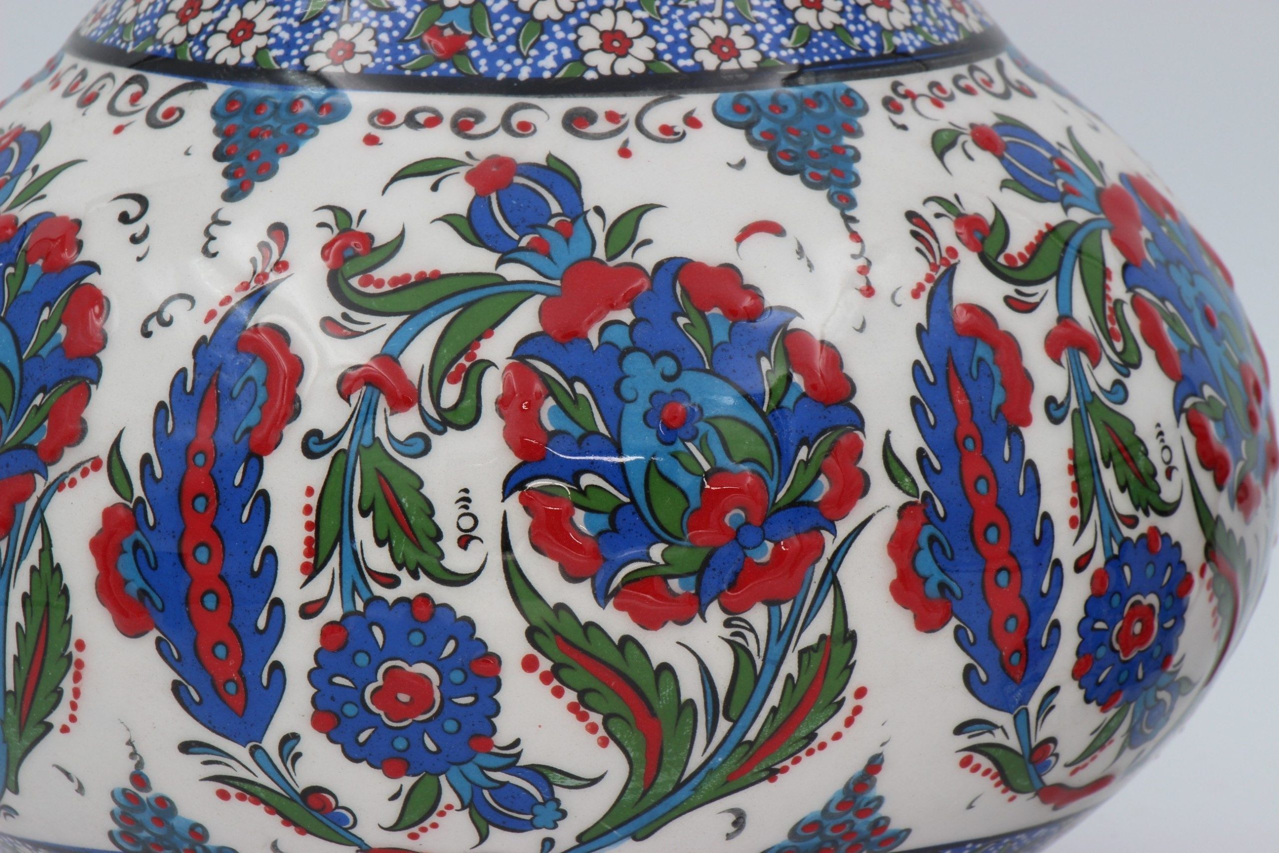 45 cm Hand Crafted Tear Vase Tulip 3c