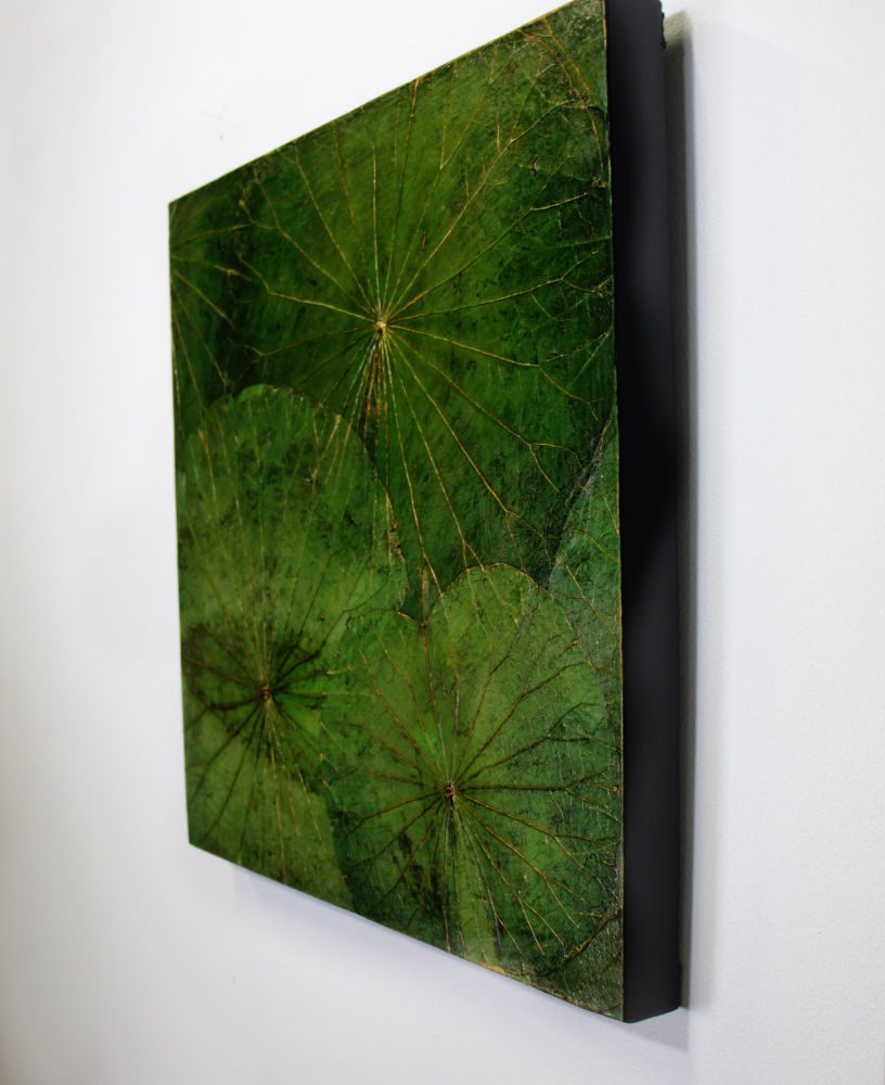 48 x 48 Lotus Leaf Art Green Forest 200