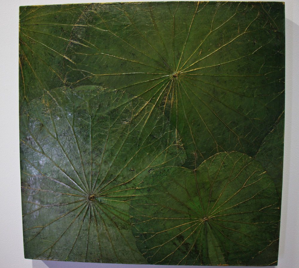 48 x 48 Lotus Leaf Art Green Forest 300