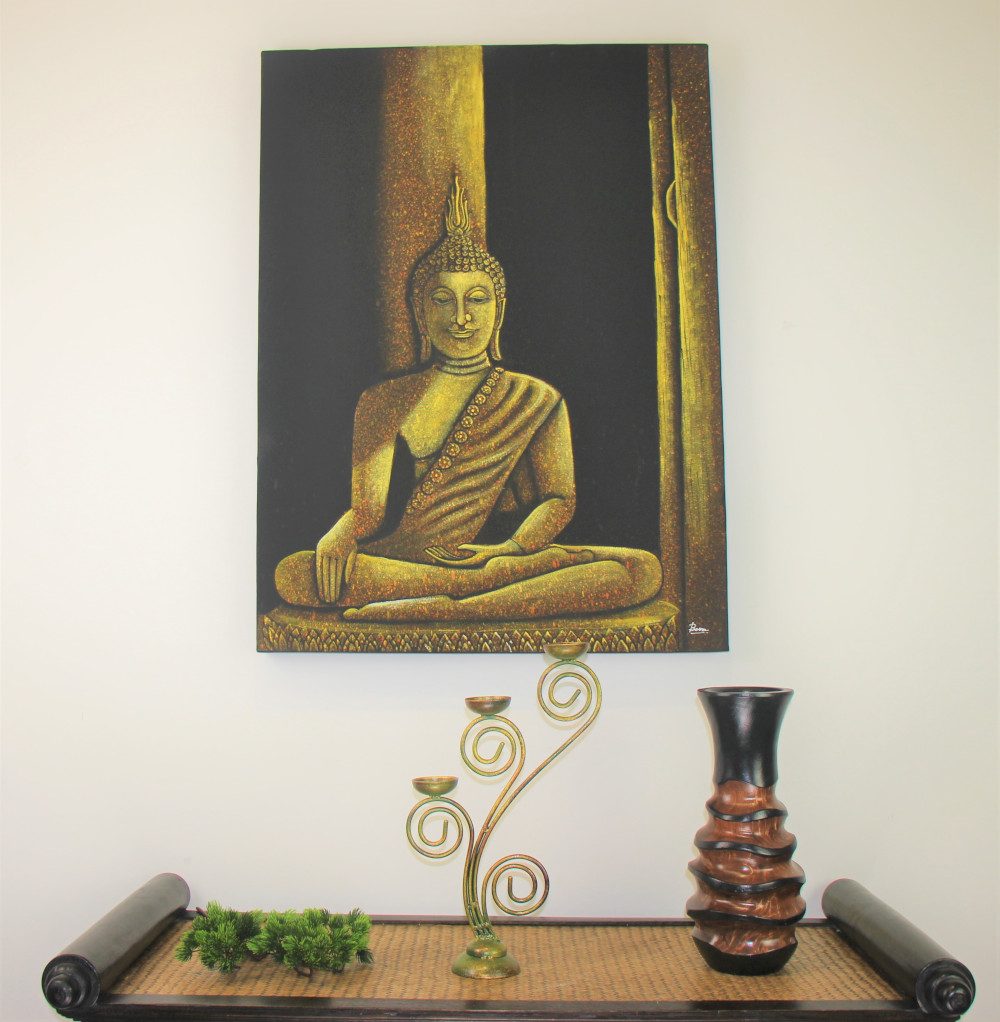 60 x 80 cm Meditation Buddha Hand Painted 1 (1)
