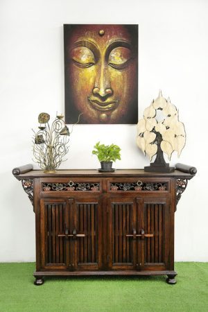 60 x 80 cm Buddha Face On Frame