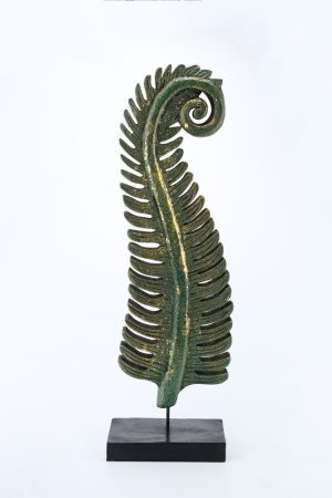 68cm Large Fern Antique Green R