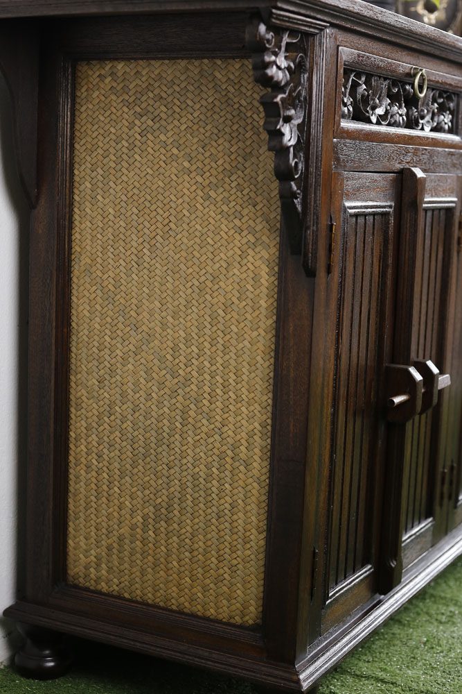 130 x 84 cm Rattan Hallway Unit 5 130 x 84 cm Rattan Hallway Unit