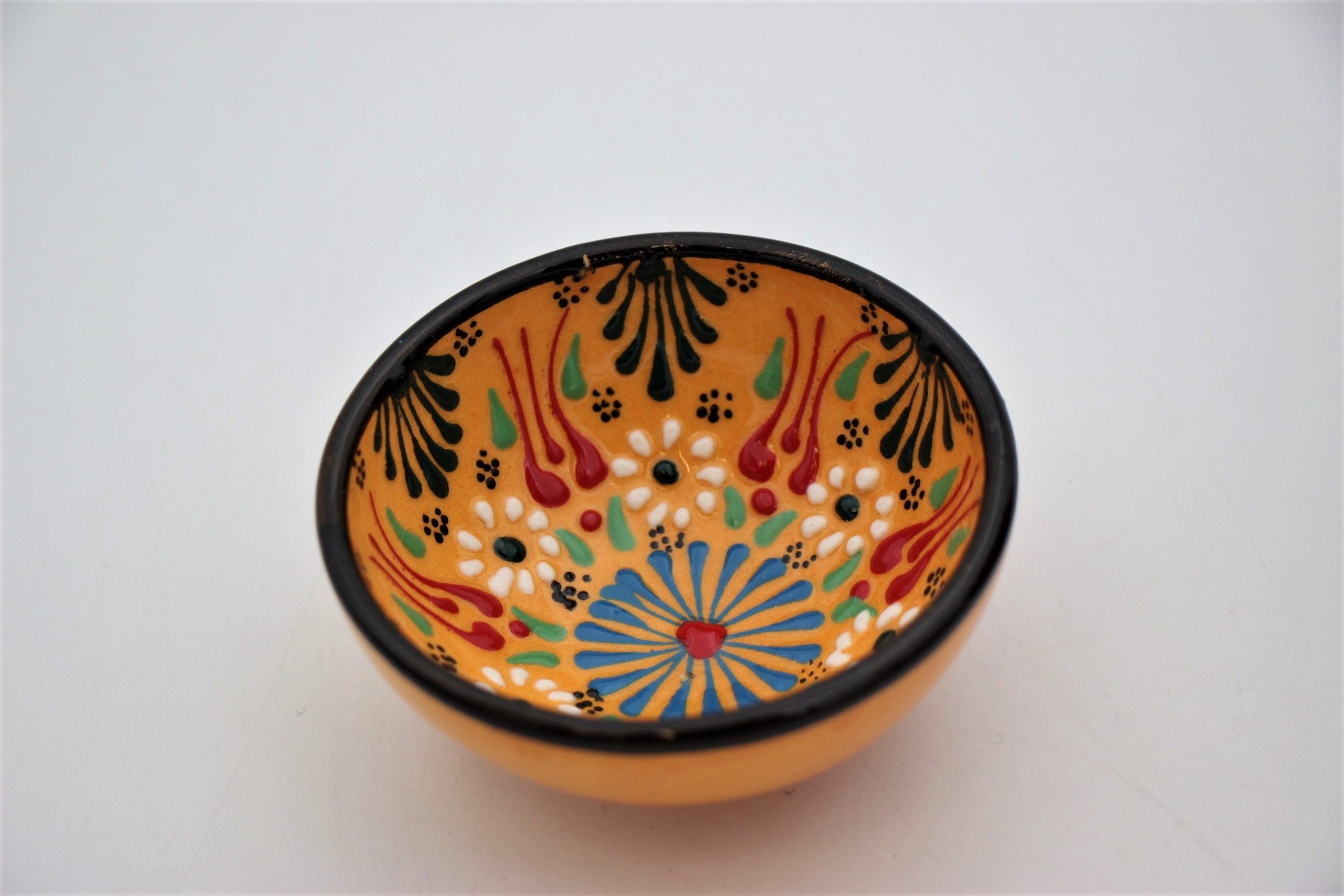 8cm Turkish Hand Painted Dantel Ceramic Bowl 5