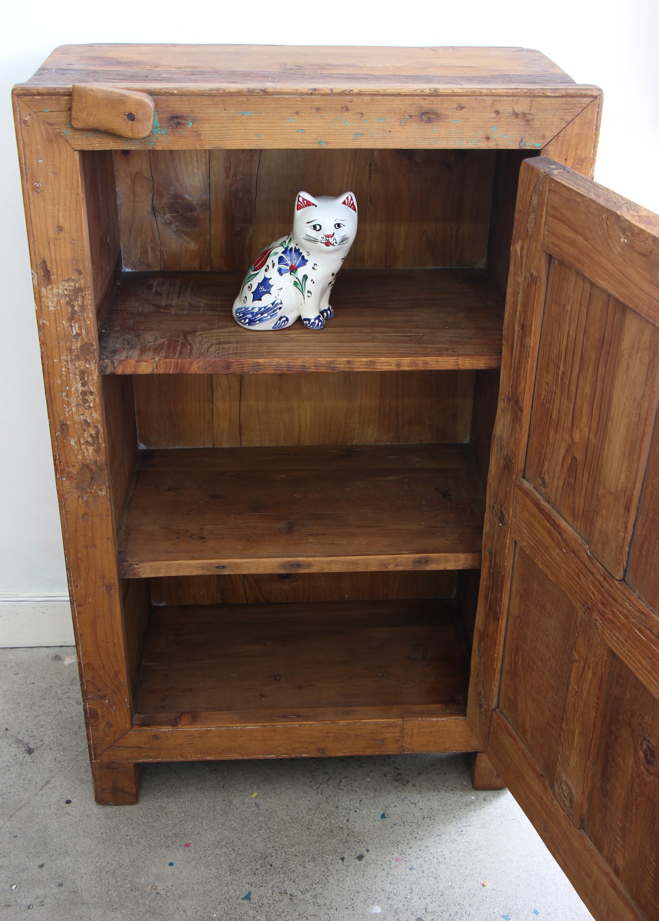 Antique Cedar Storage Cupboard - 4
