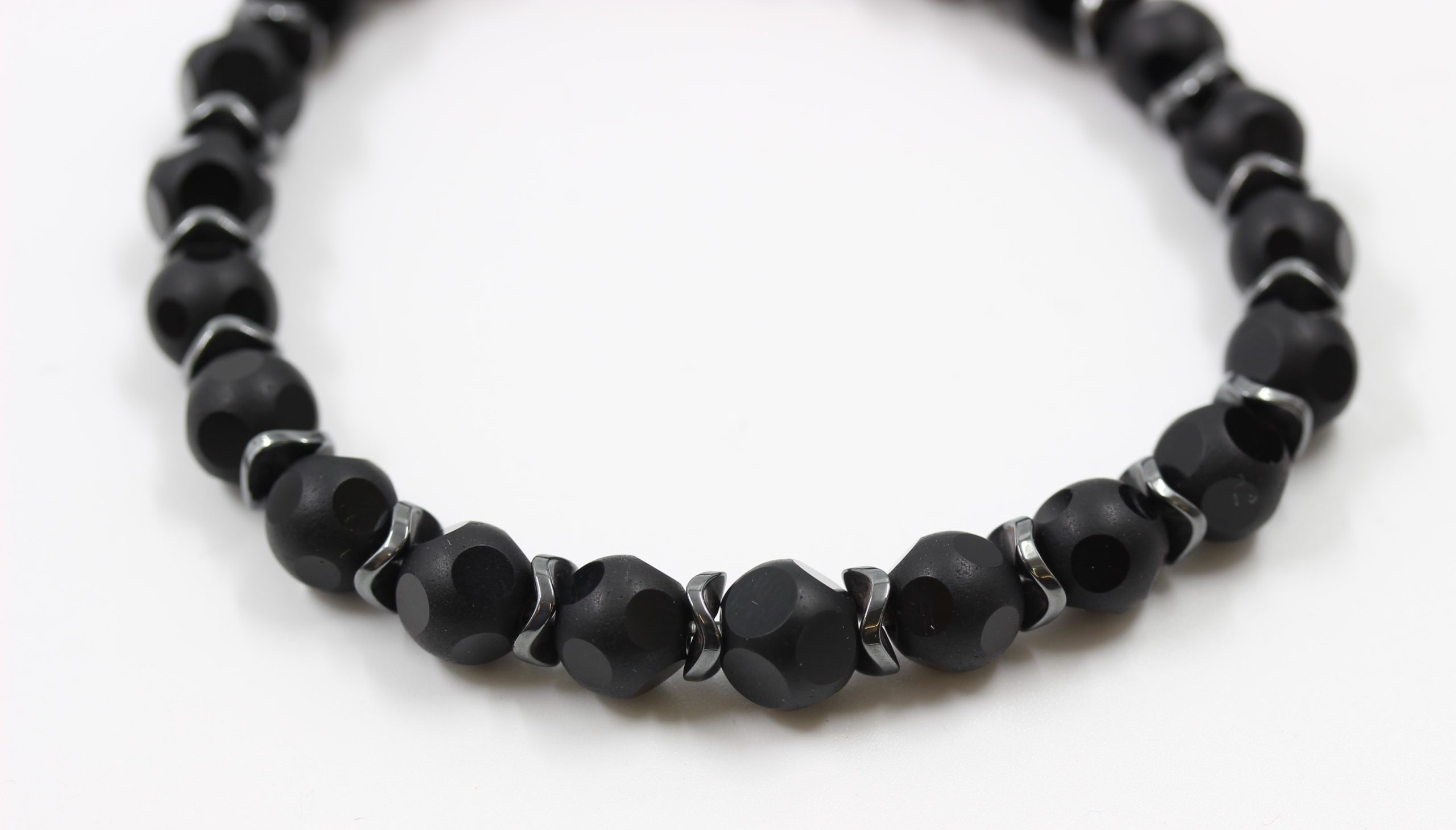 Black Onyx Gem Stone Bracelet 1