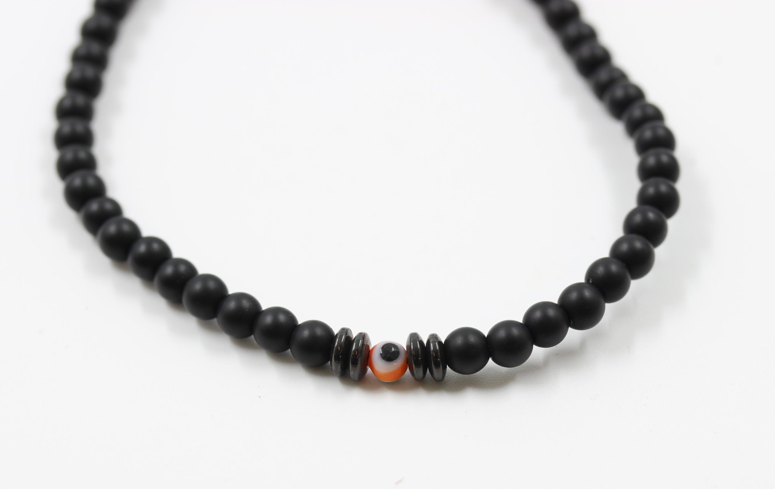 Black Onyx Gem Stone Bracelet With Drawstring 1