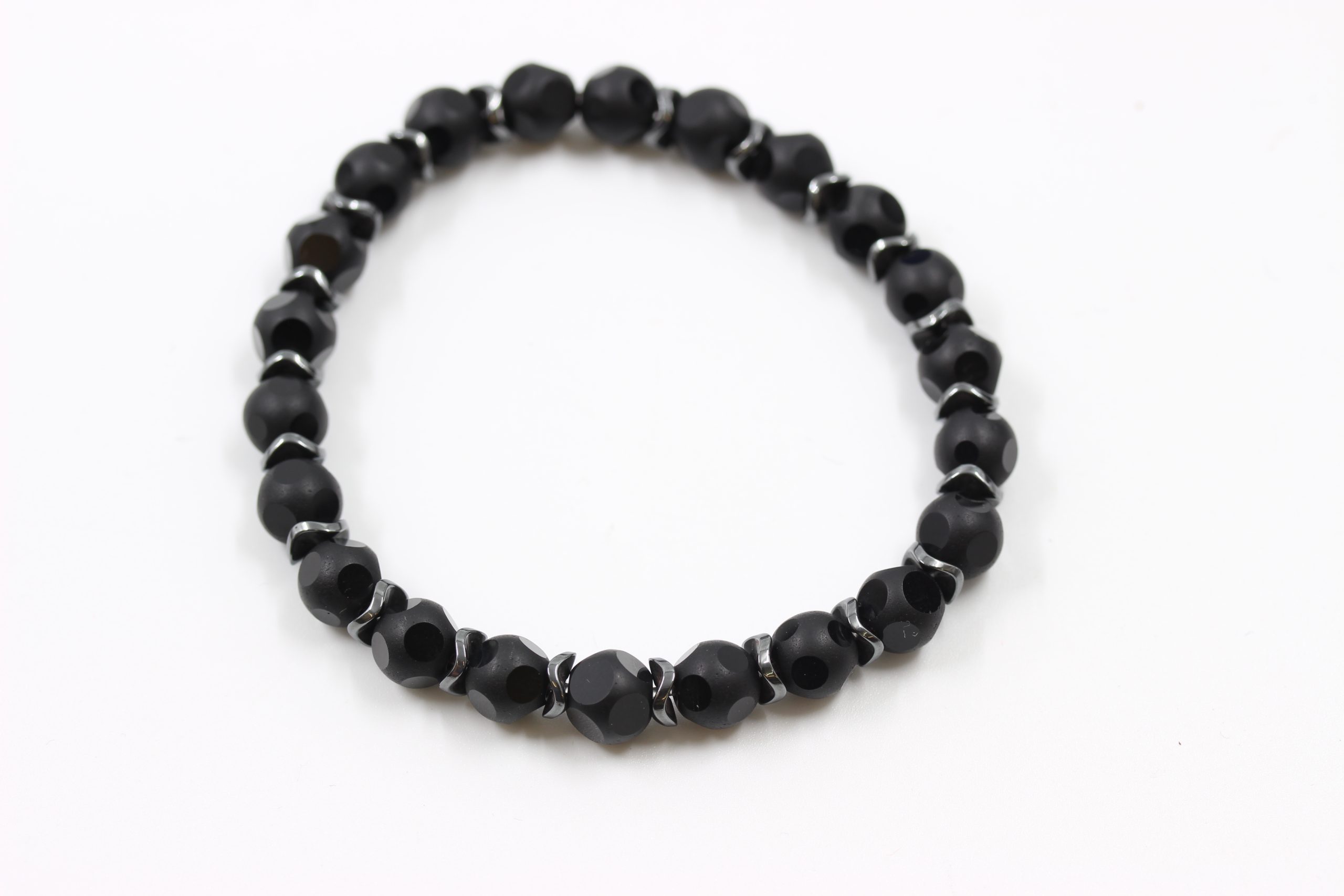 Black Onyx Gem Stone Bracelet