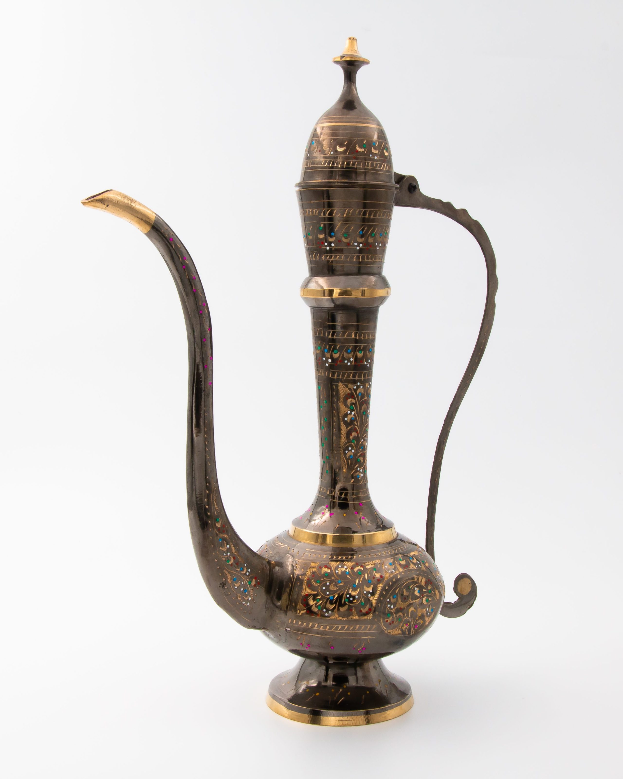 Brass Handcrafted Coffee Vase 36 cm photo