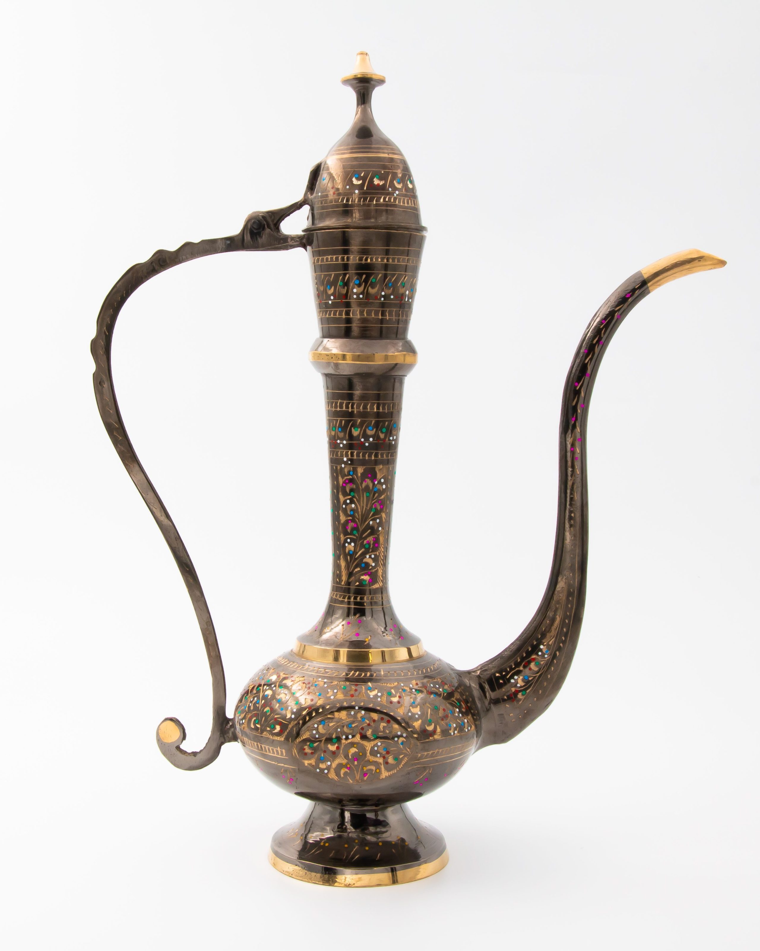 Brass Handcrafted Coffee Vase 36 cm photo2