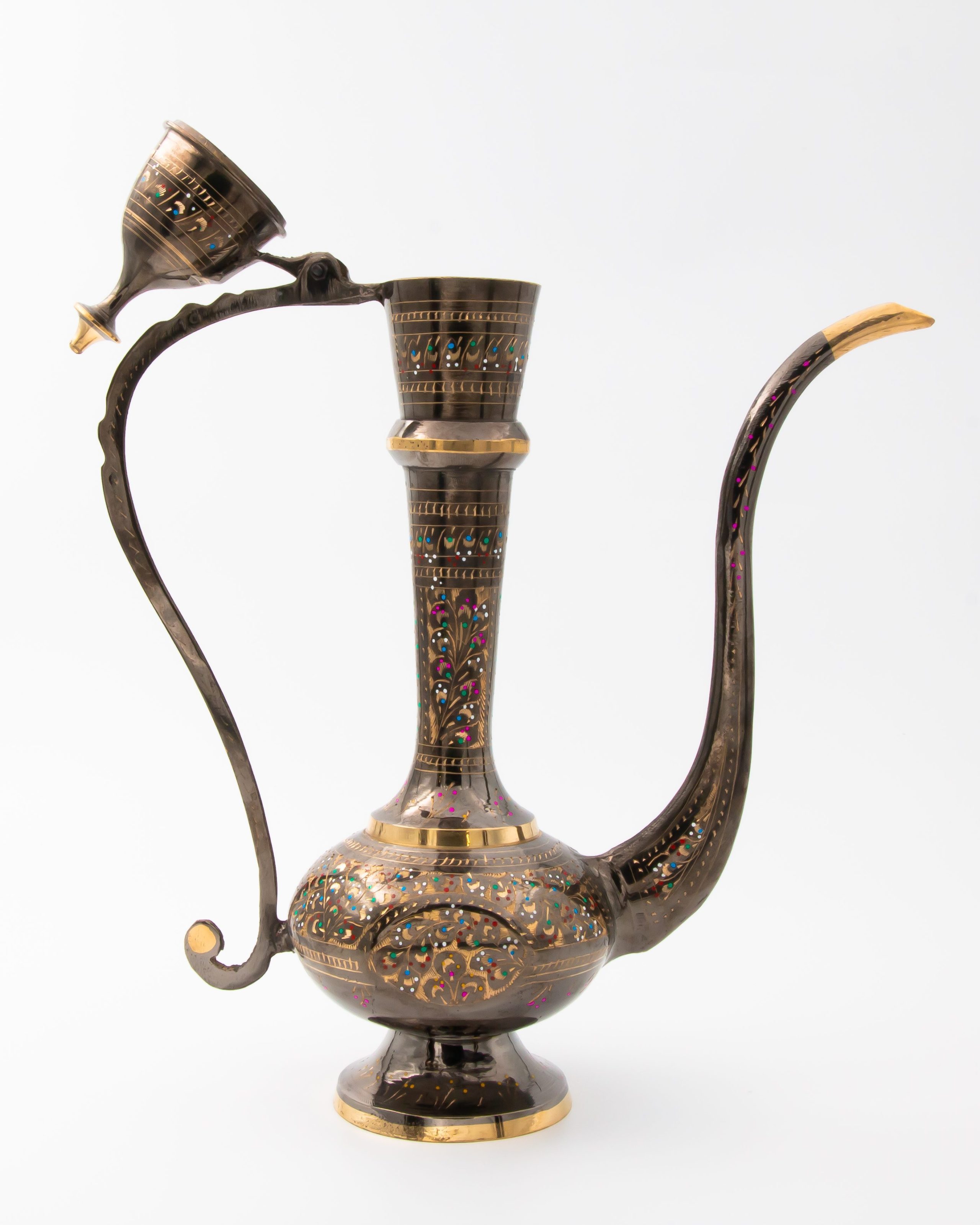 Brass Handcrafted Coffee Vase 36 cm photo3