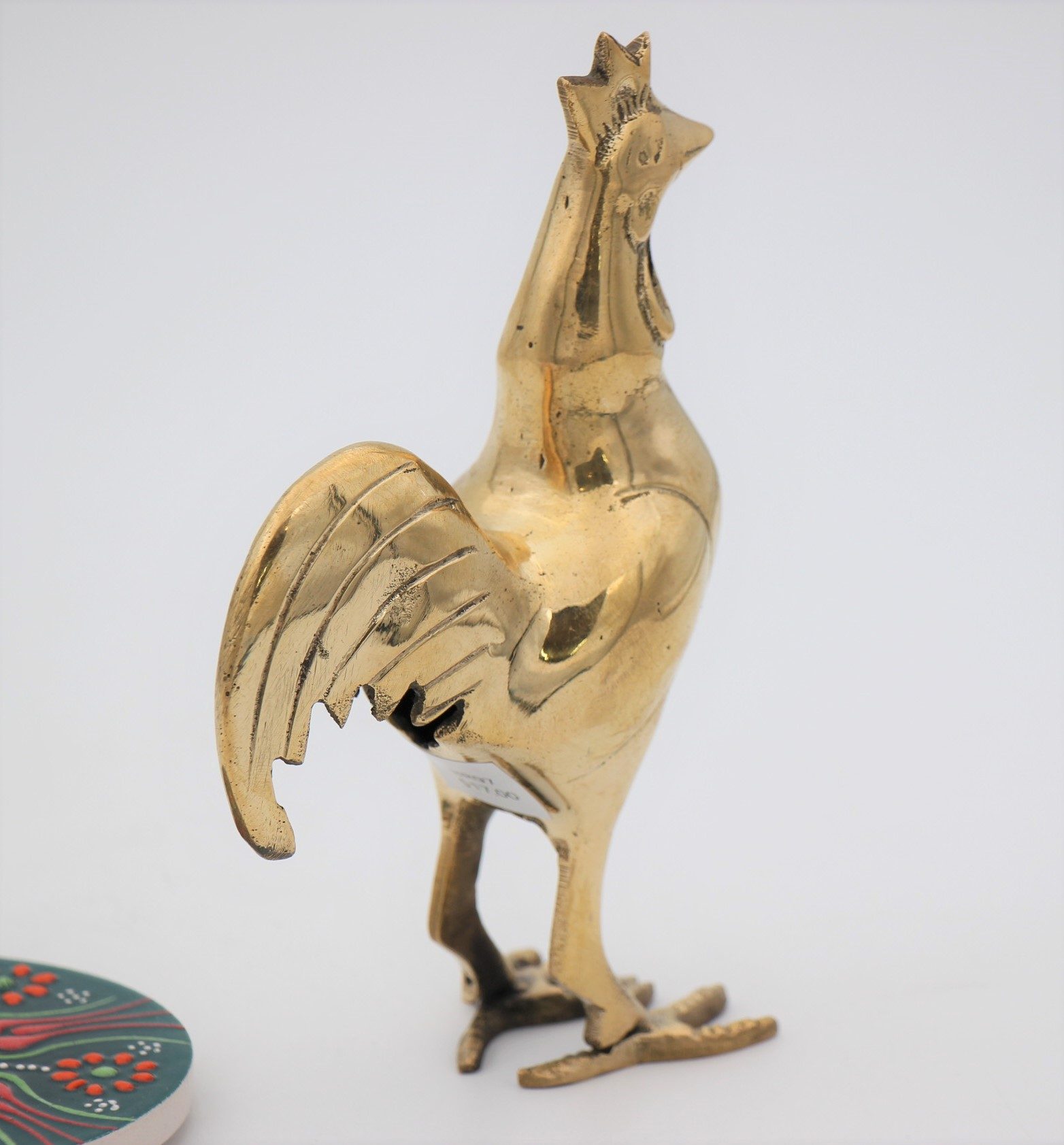 Brass Handcrafted Rooster 15 cm a