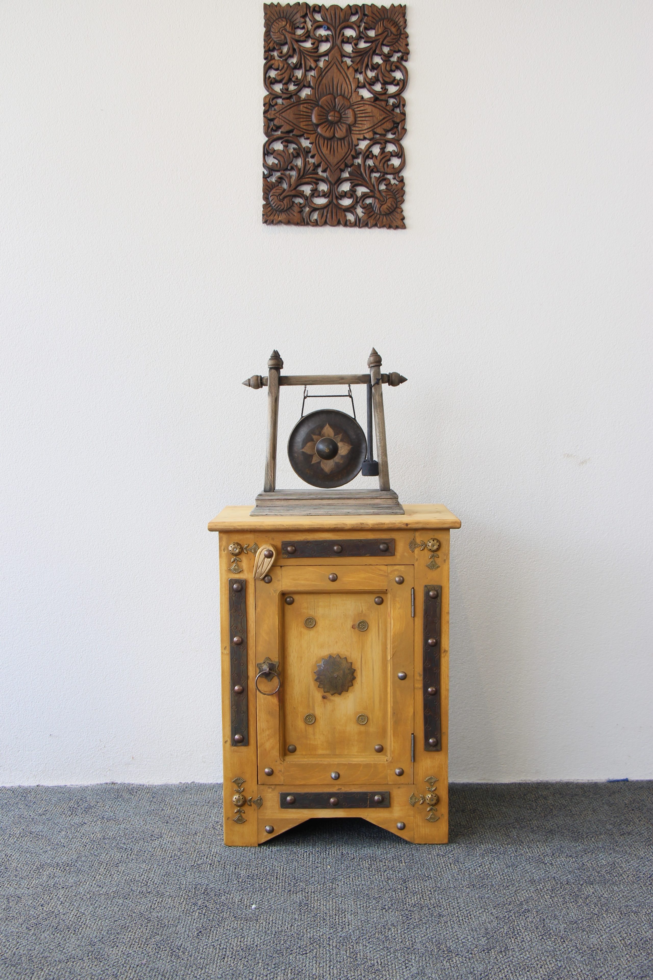 Brass Inlaid Side Table 1