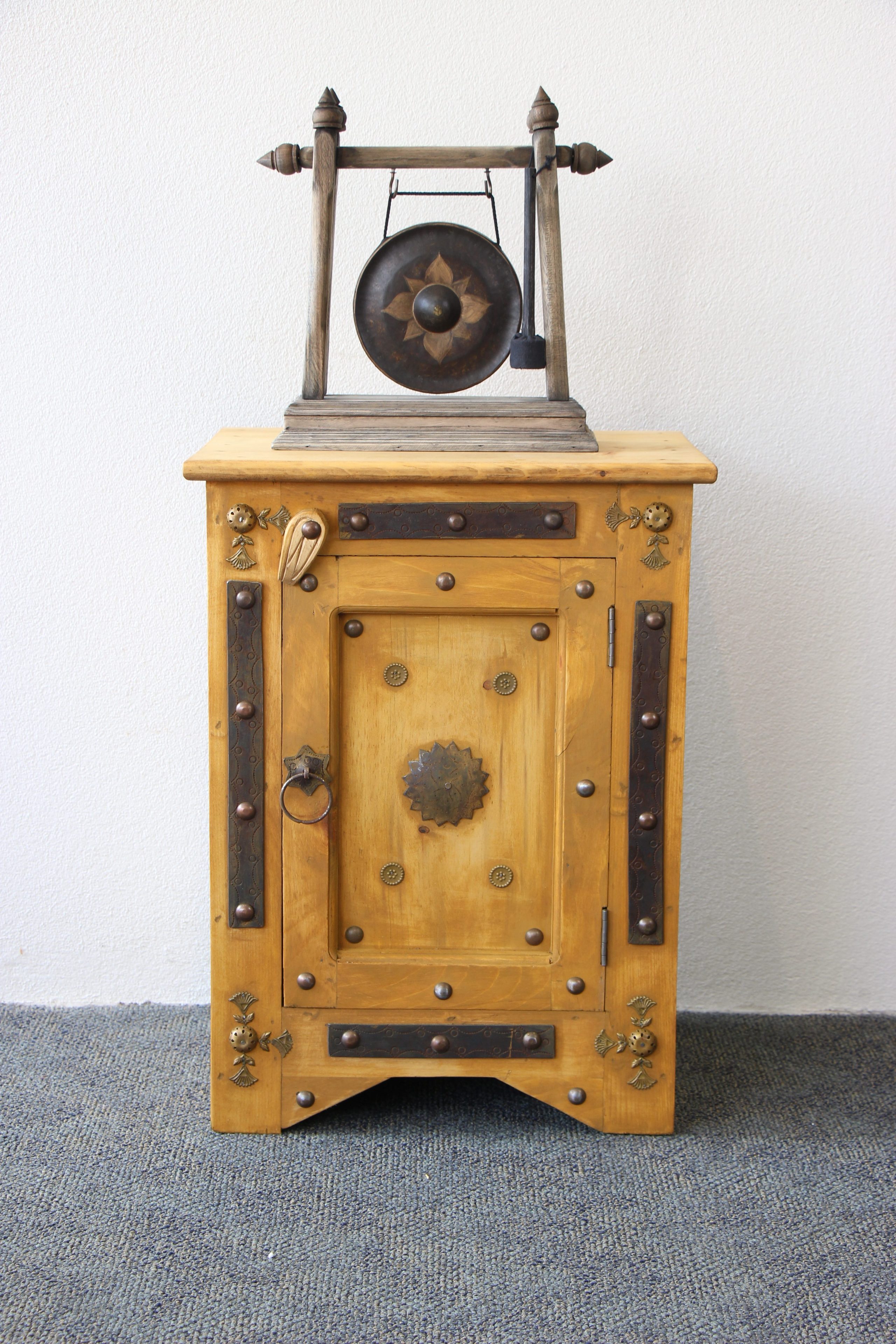Brass Inlaid Side Table 2
